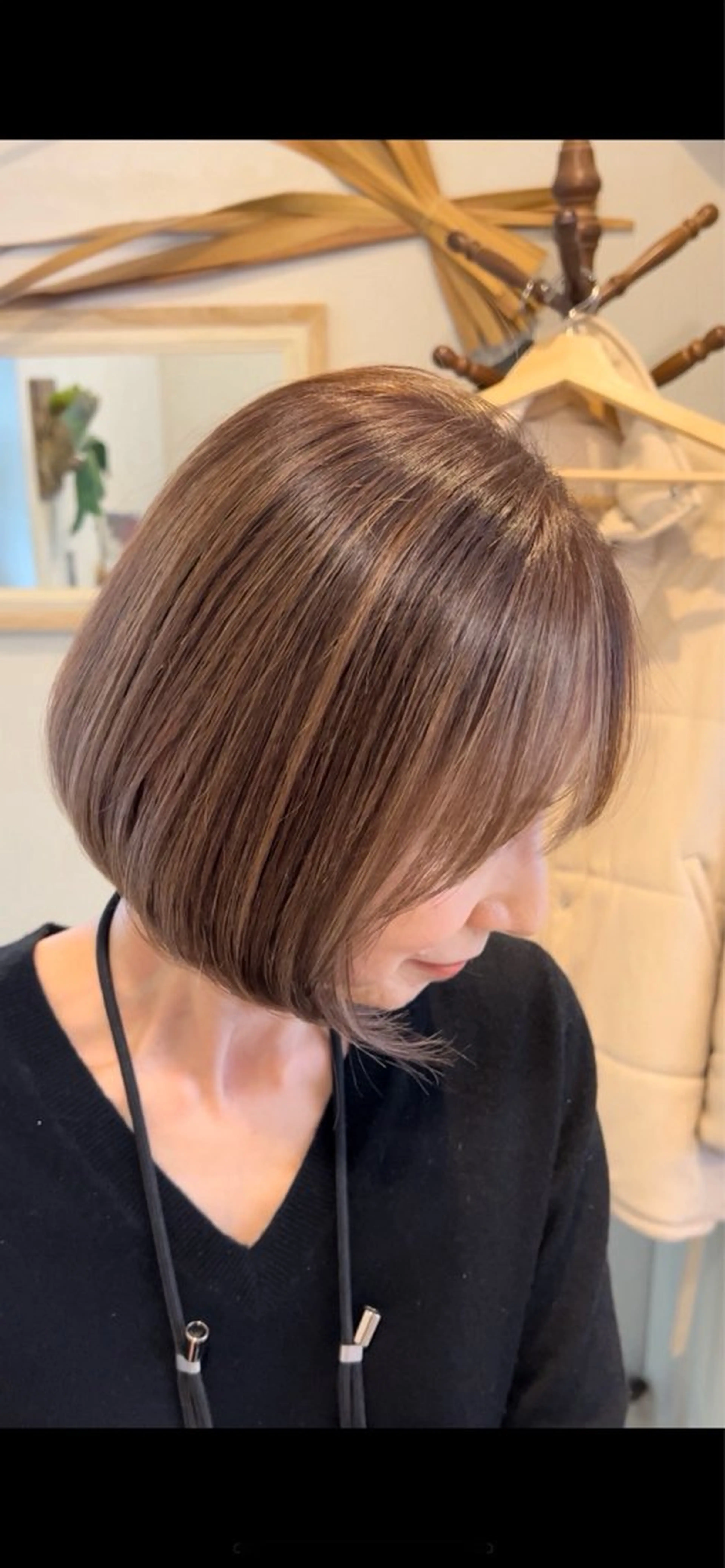 ミディアム ボブ カット 吉住 将幸のヘアスタイル