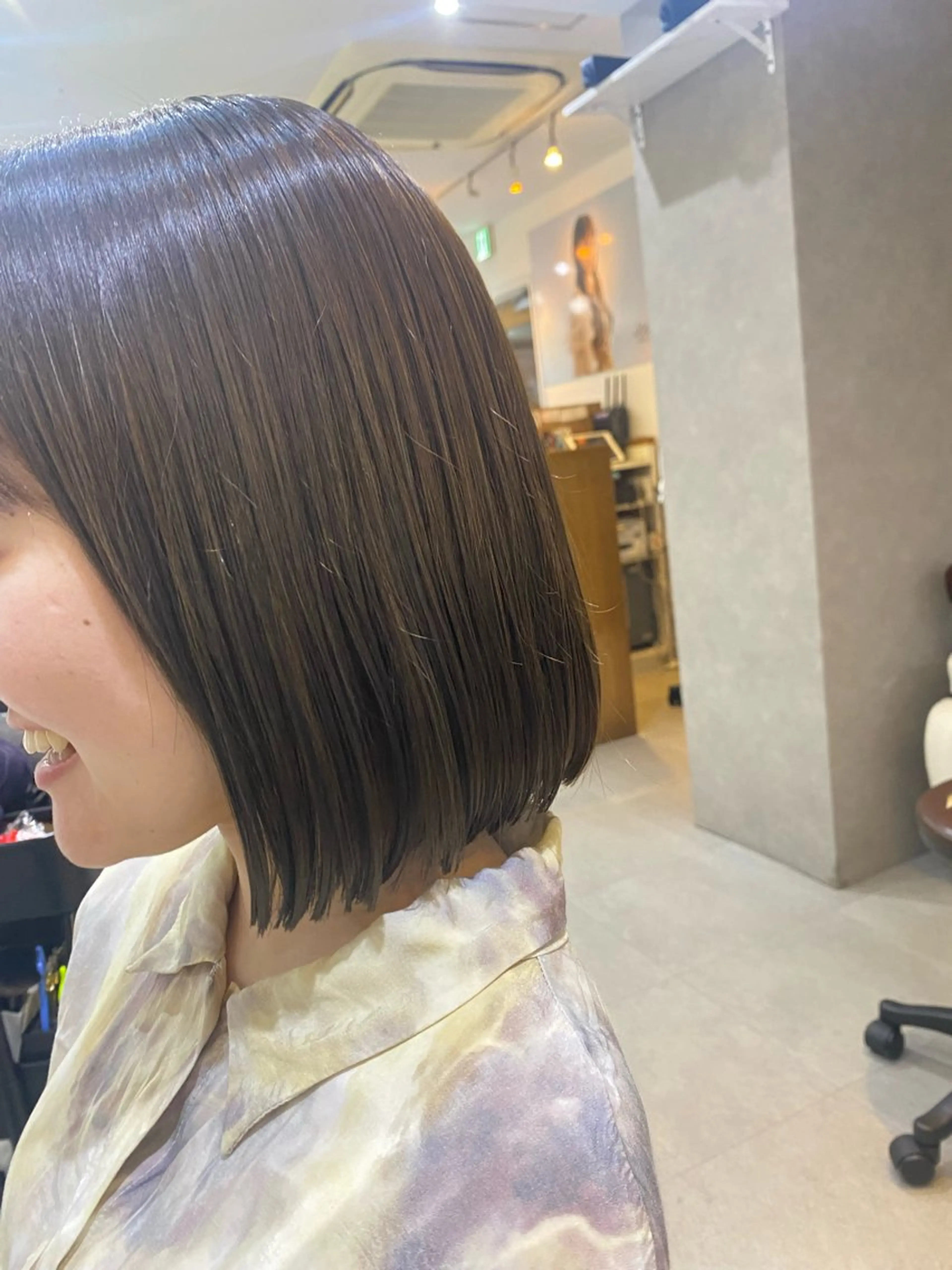 ショート カラー 銀座⚜️【脱白髪染め 美髪矯正】トグチのヘアスタイル