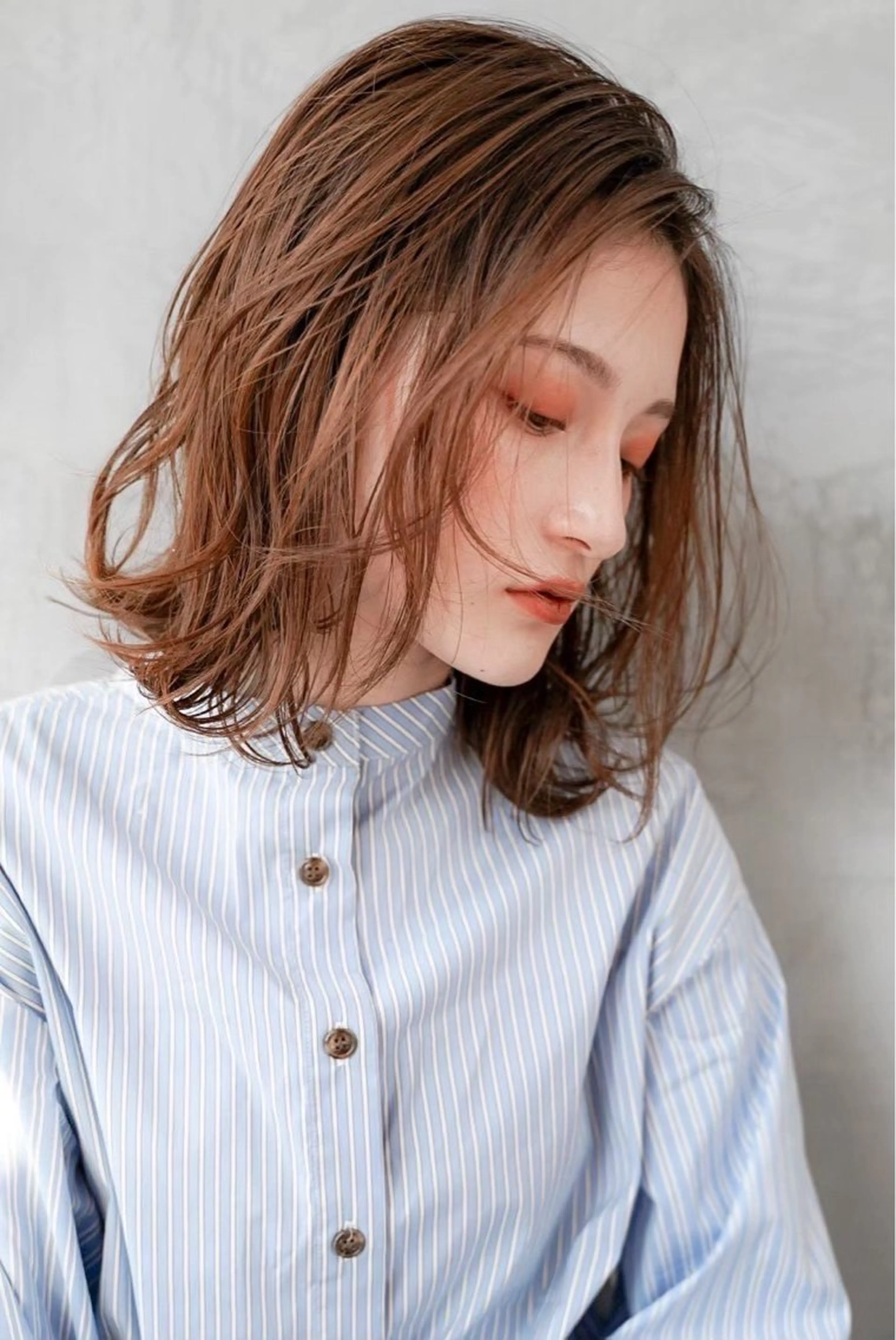 ショート カラー MISAKI🪐 縮毛矯正のヘアスタイル