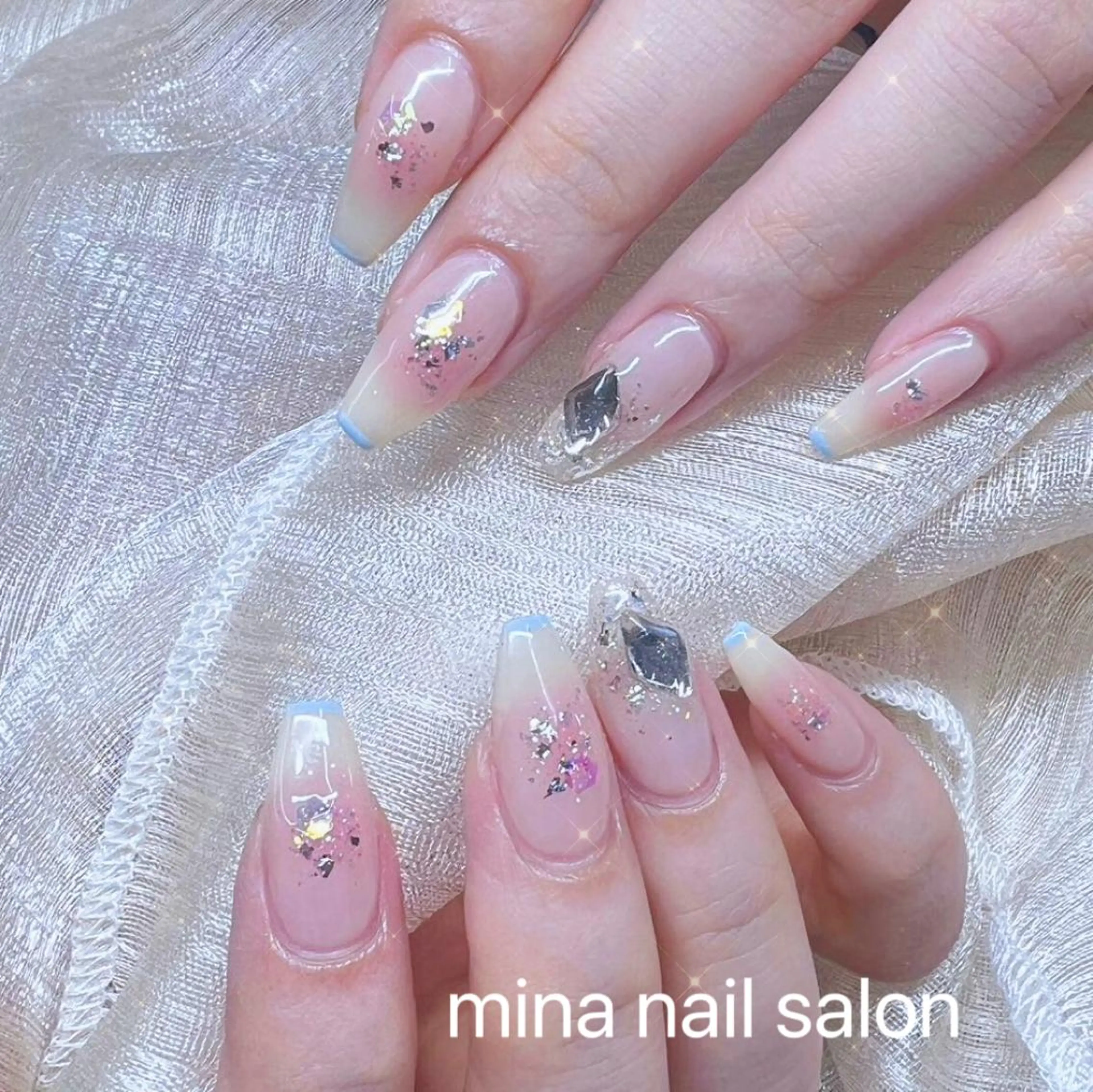 ネイル 🦋チップ長さだし 専門店🦋のネイルデザイン