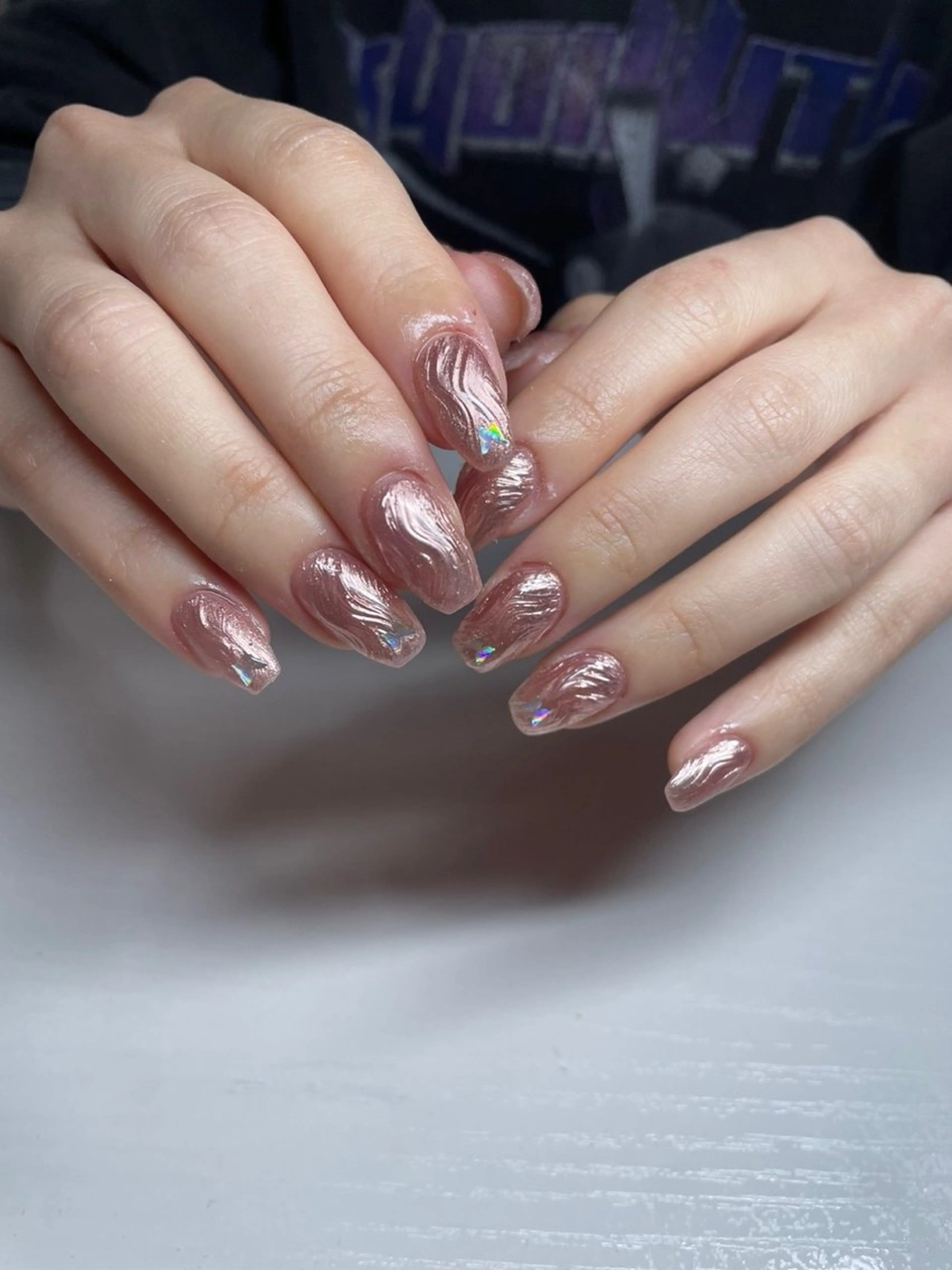 ミディアム ハンドネイル LBnail.sae /おえかきネイルのネイルデザイン