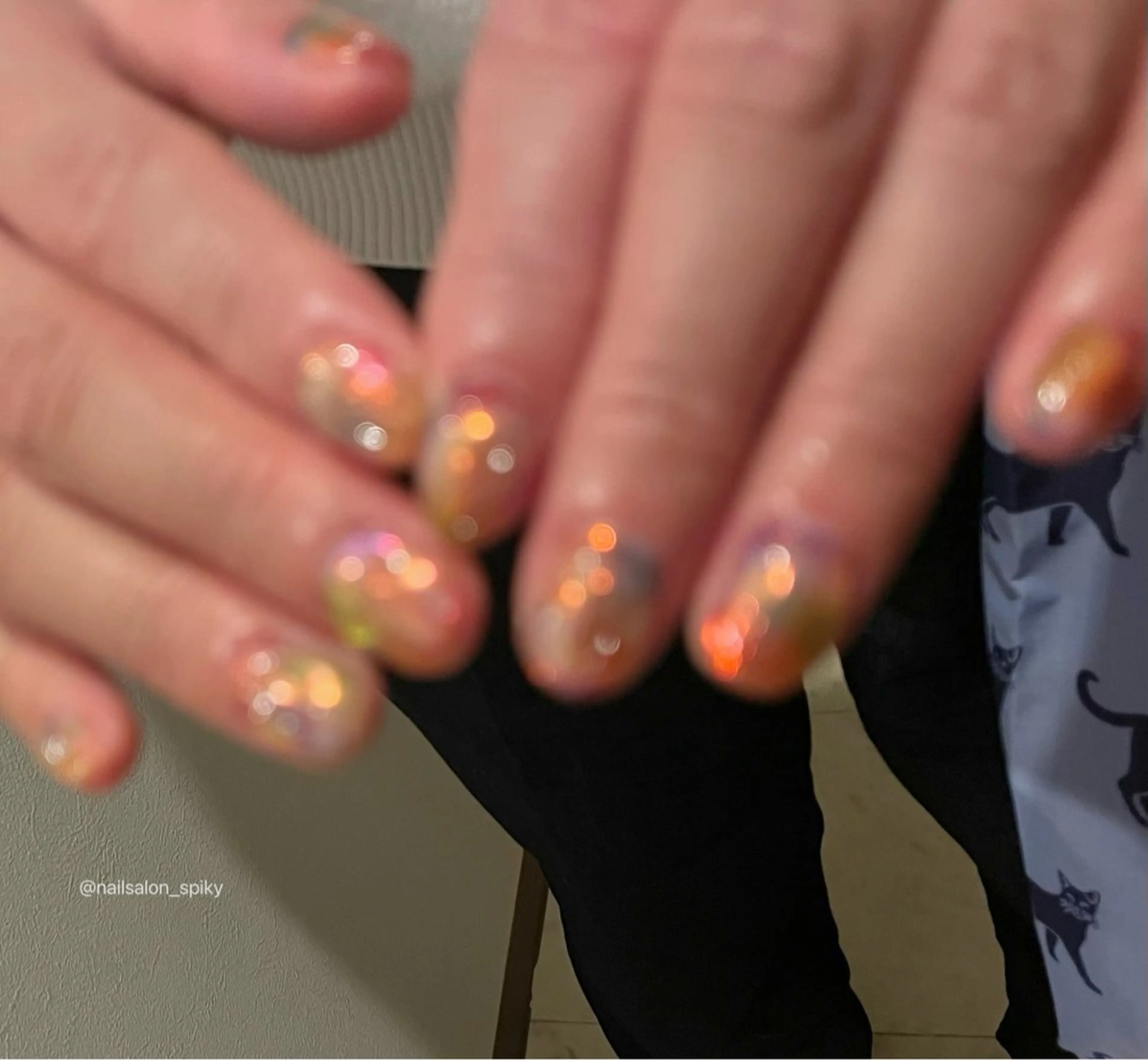 ネイル ハンドネイル Spiky とうげ ふうかのネイルデザイン