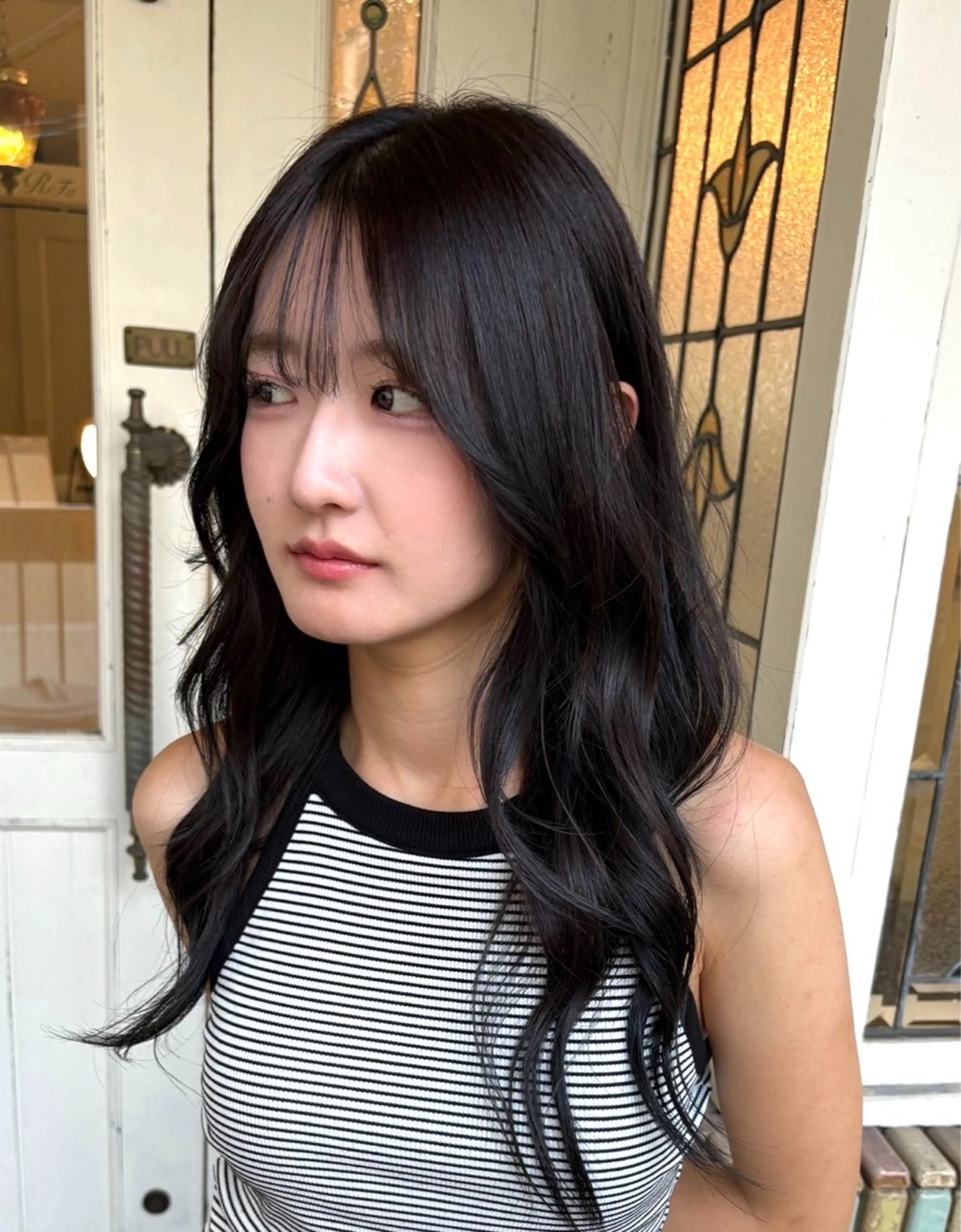 ロング カラー いもの こはるのヘアスタイル