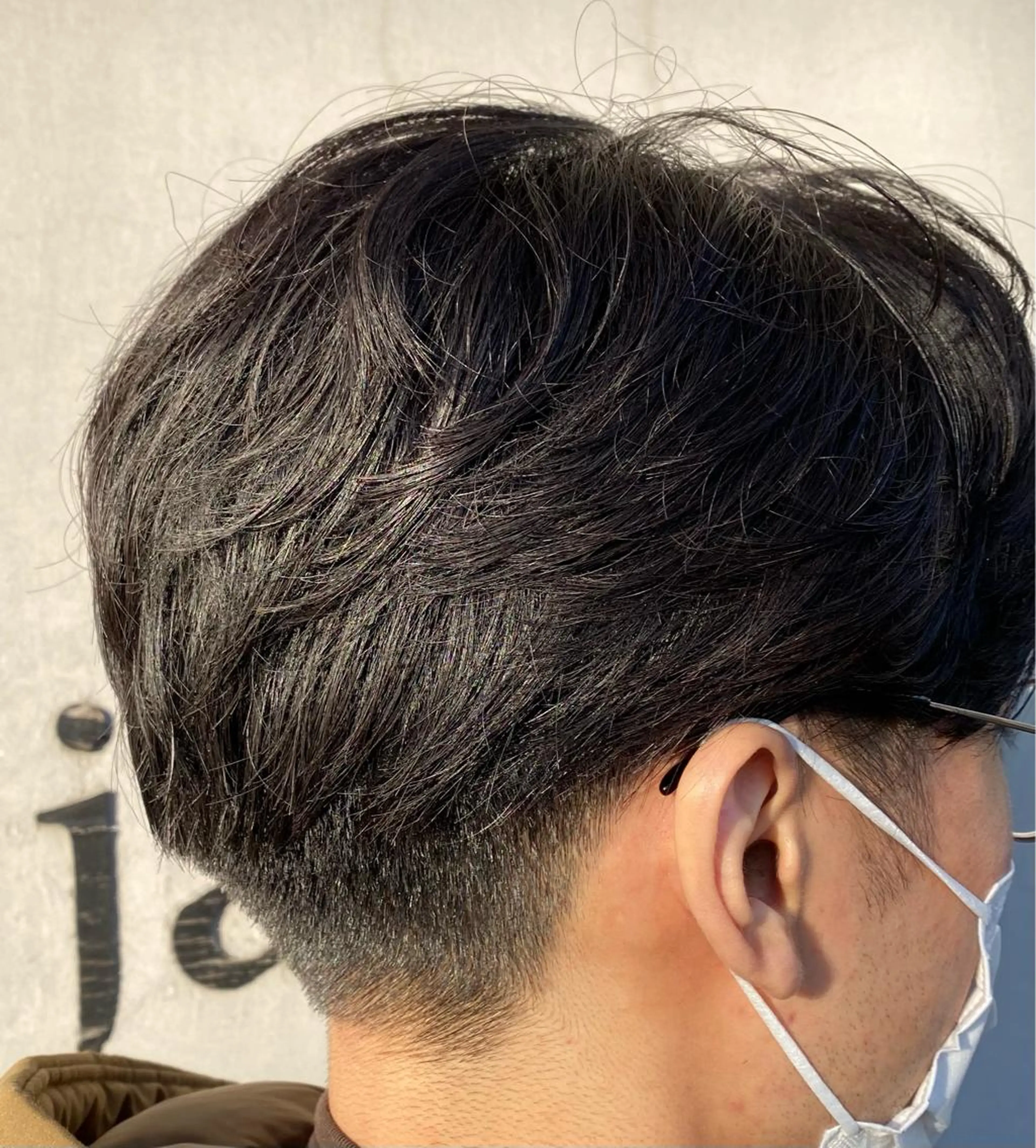ショート メンズ くびれヘア シムラ カイゲンのヘアスタイル