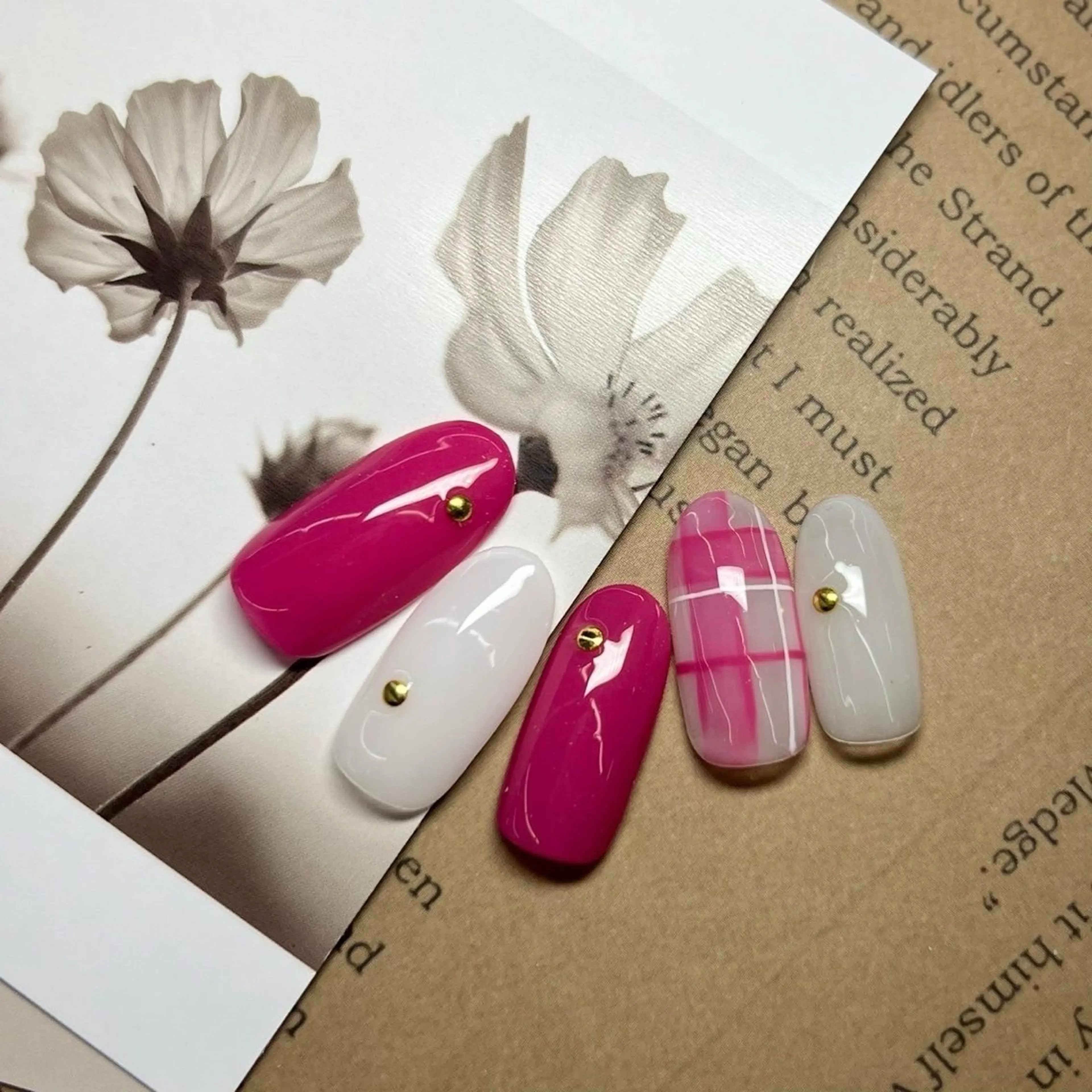 ネイル ⭐︎休業中の練習⭐︎ JNA認定講師髙橋のネイルデザイン