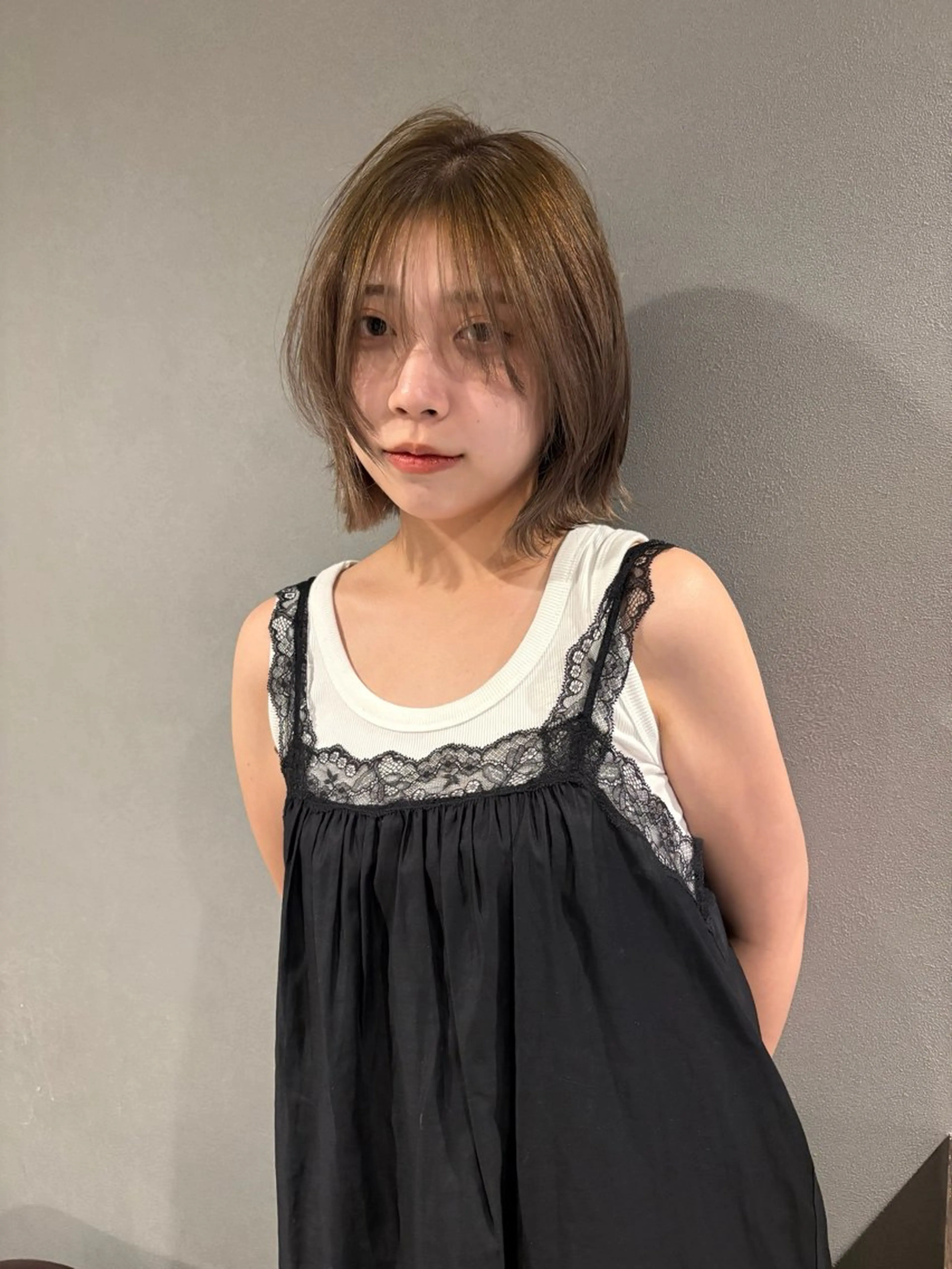ショート カラー ヘアカラー fujita neneのヘアスタイル