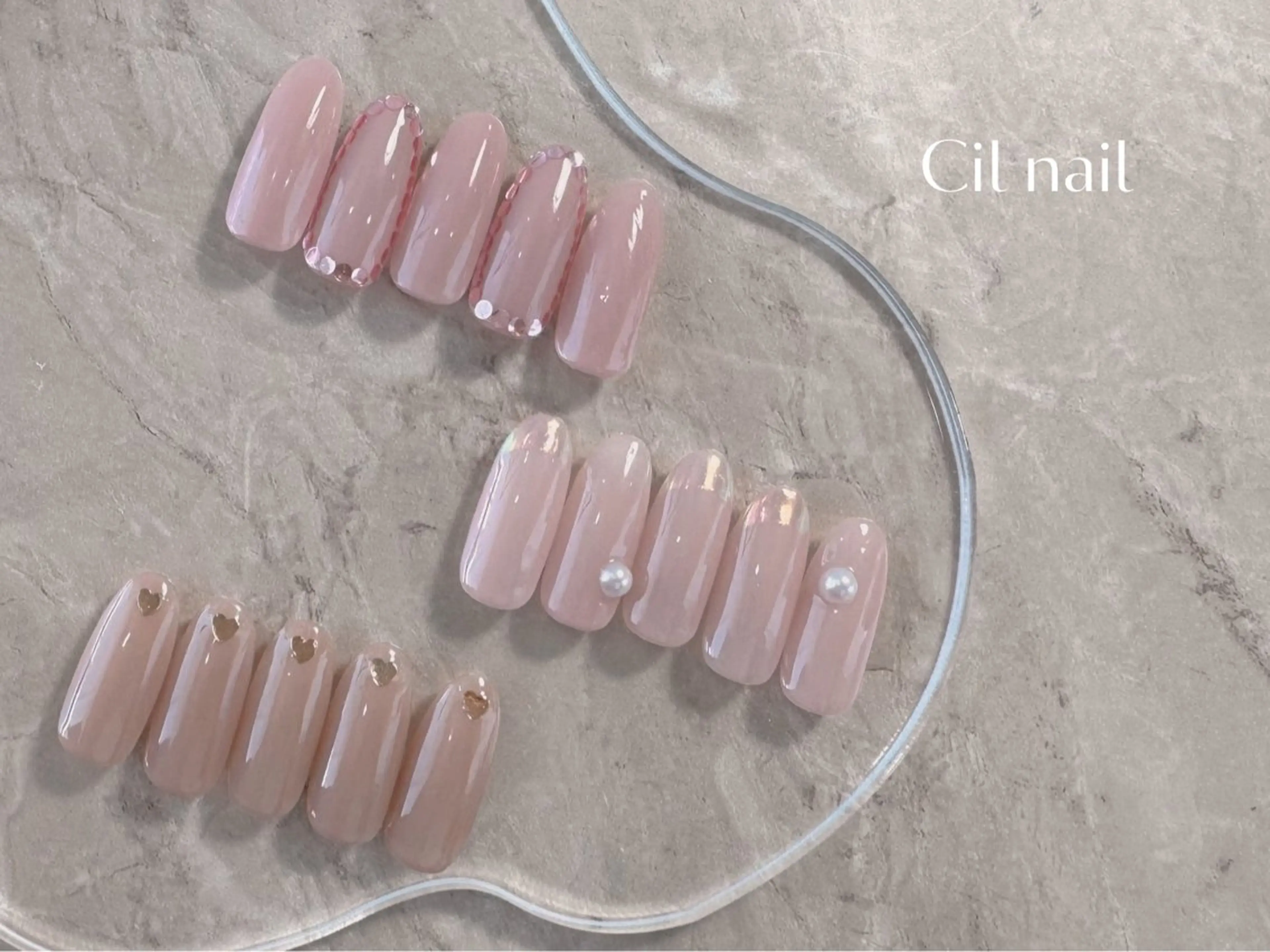 ネイル フットネイル フレンチネイル ジェルネイル ニュアンスネイル パラジェル Cil 豊中のネイルデザイン