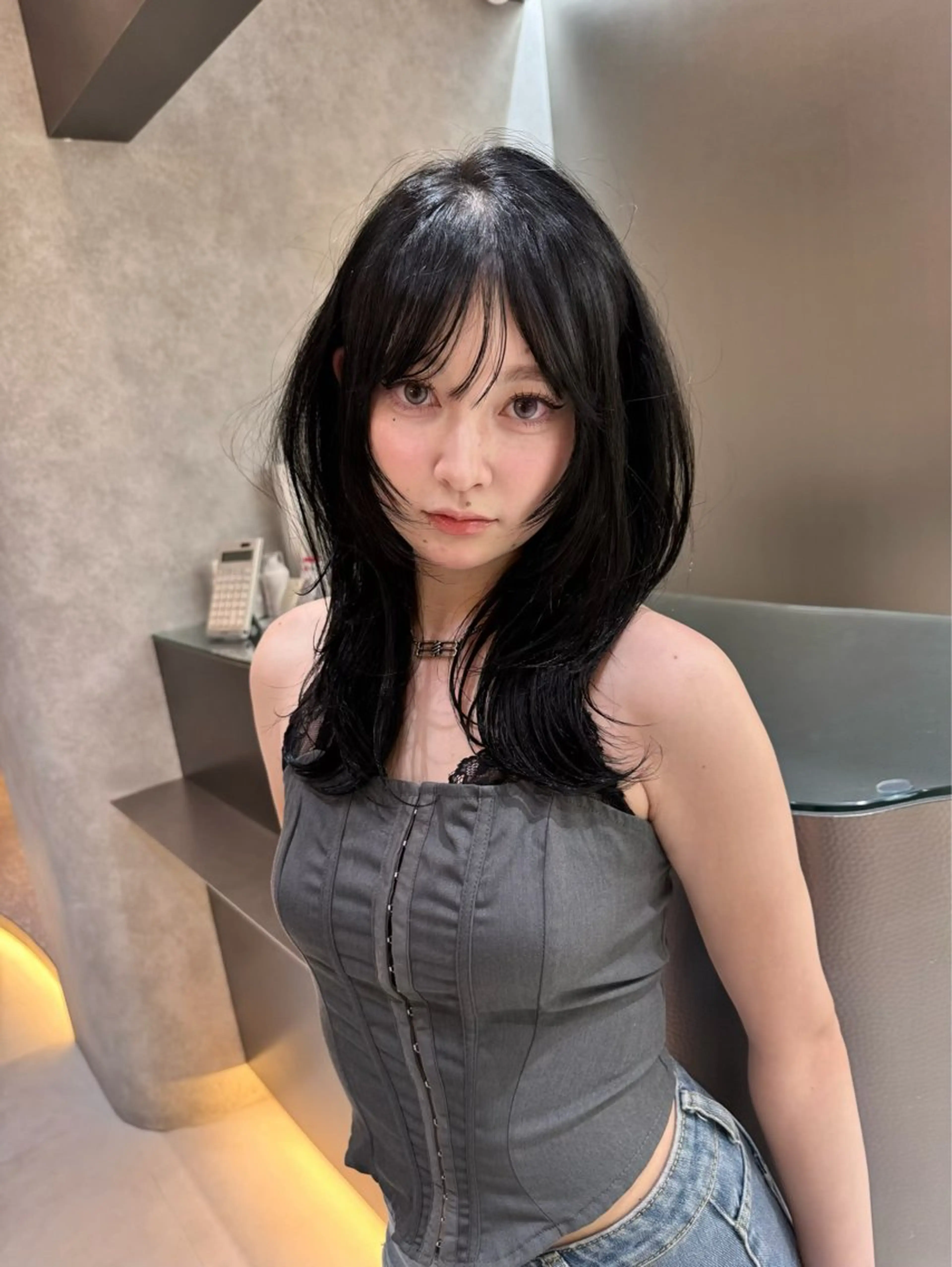 セミロング こころ / sandのヘアスタイル