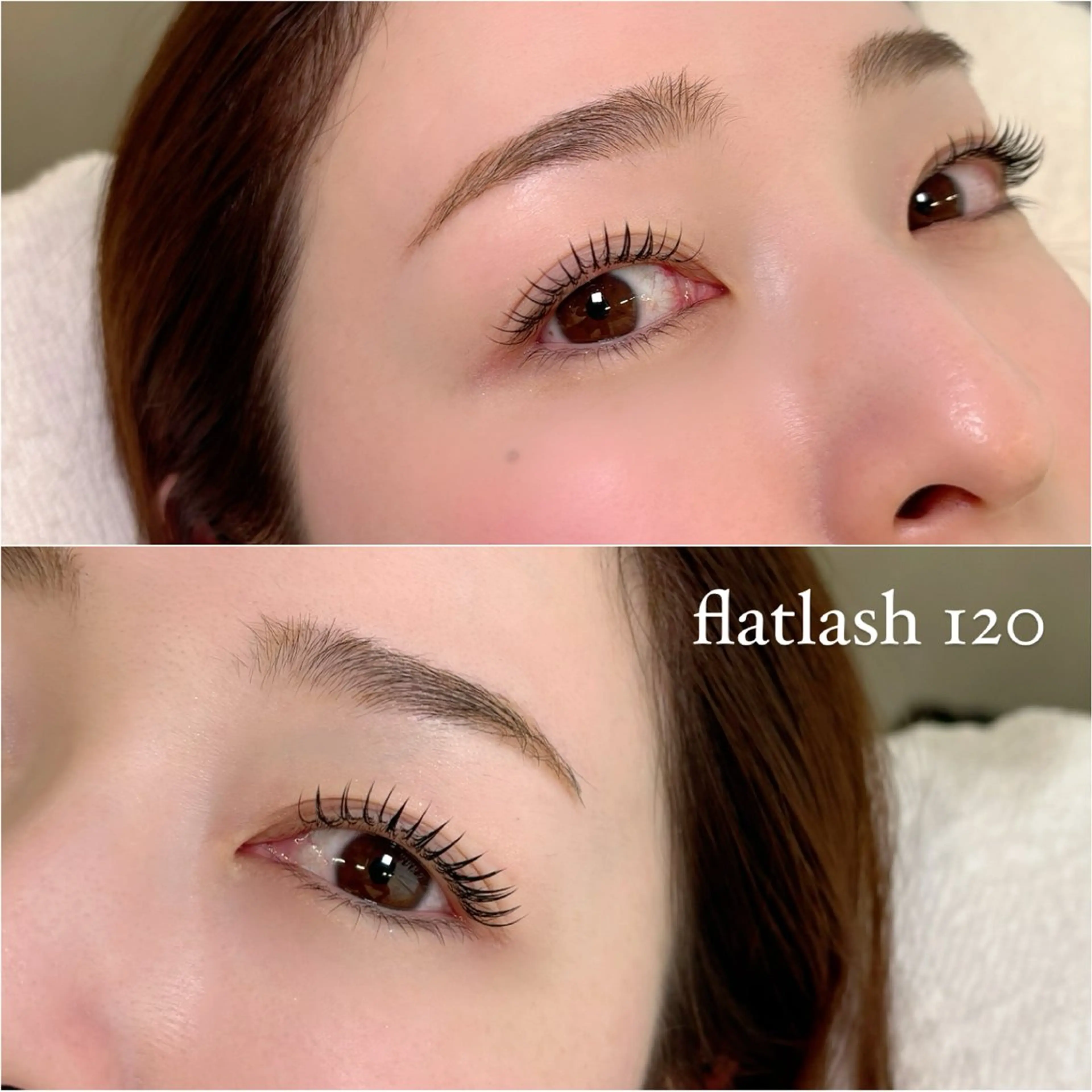 マツエク・マツパ フラットラッシュ ナチュラル R eyelash yokoのマツエク・マツパデザイン