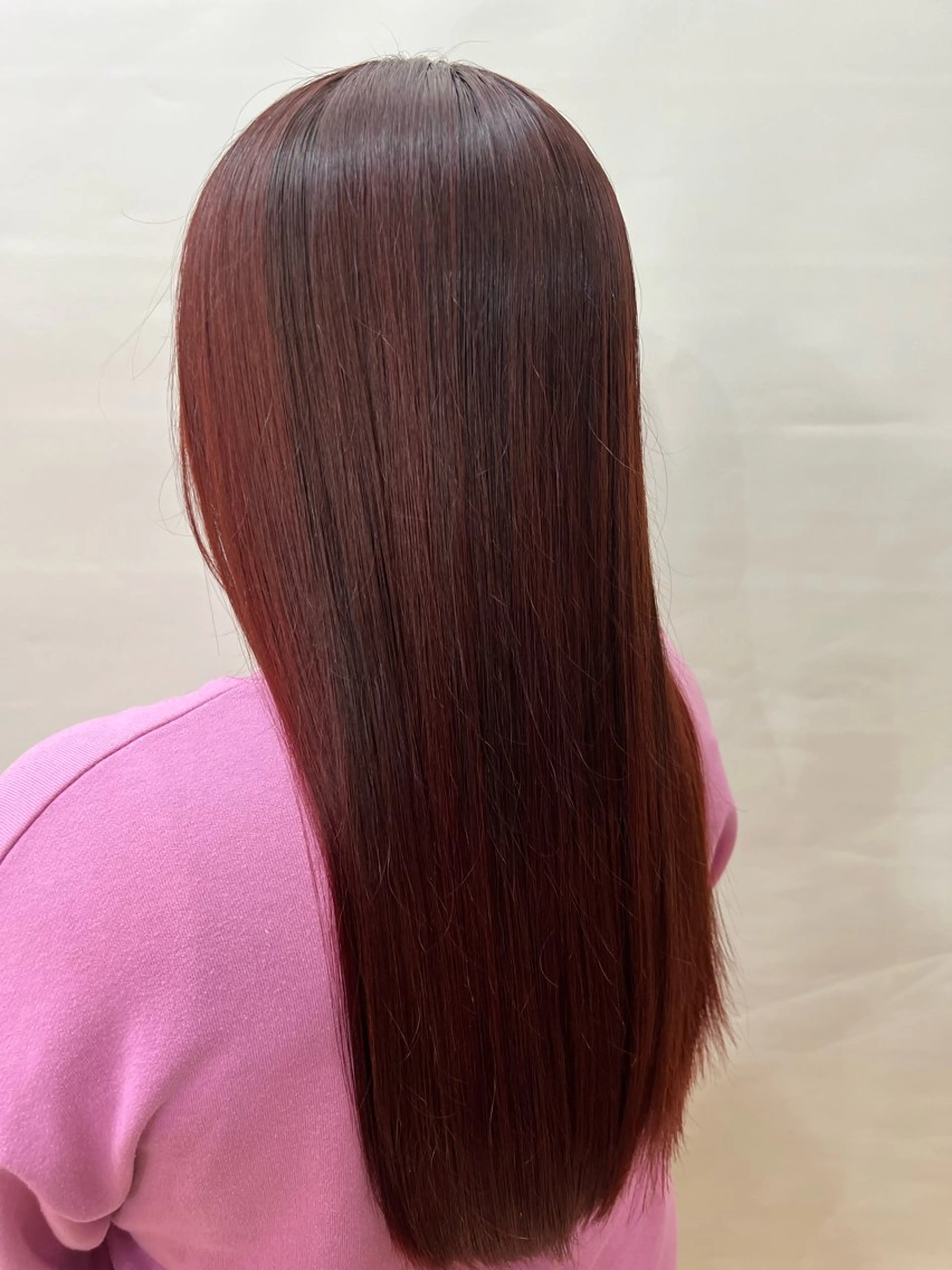 ロング カラー ピンクカラー レッドカラー グランアージュ池袋東口店所属・大塚 春翔のヘアスタイル