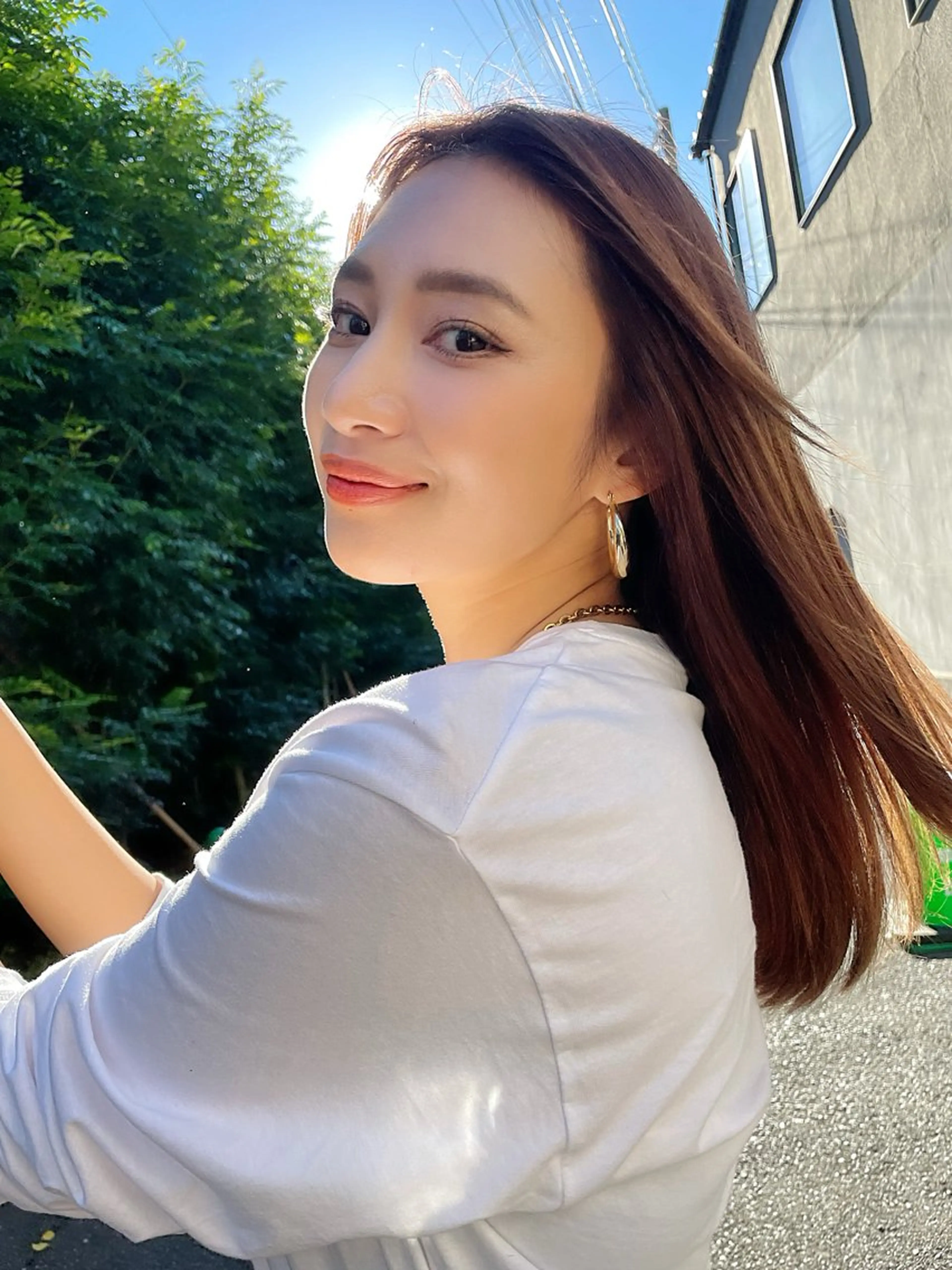セミロング ヘアカラー シールエクステ✨ L.O.G村岡健一のヘアスタイル