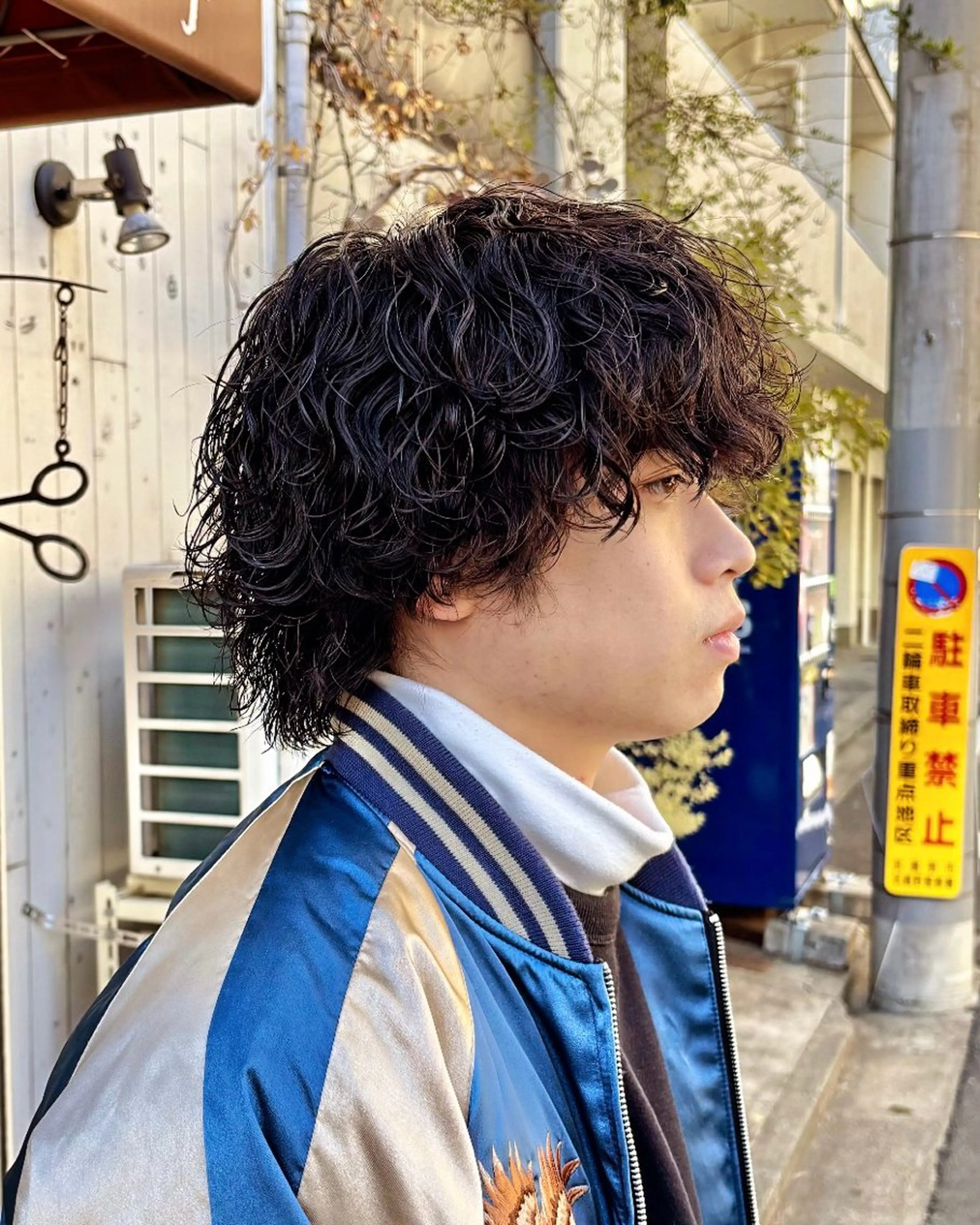 ミディアム パーマ メンズ 波巻きパーマ カット パーマ homme, famille raugh【オム・ファミーユ・ラグ】所属・【メンズ特化】パーマ /マッシュ/たいちのヘアスタイル