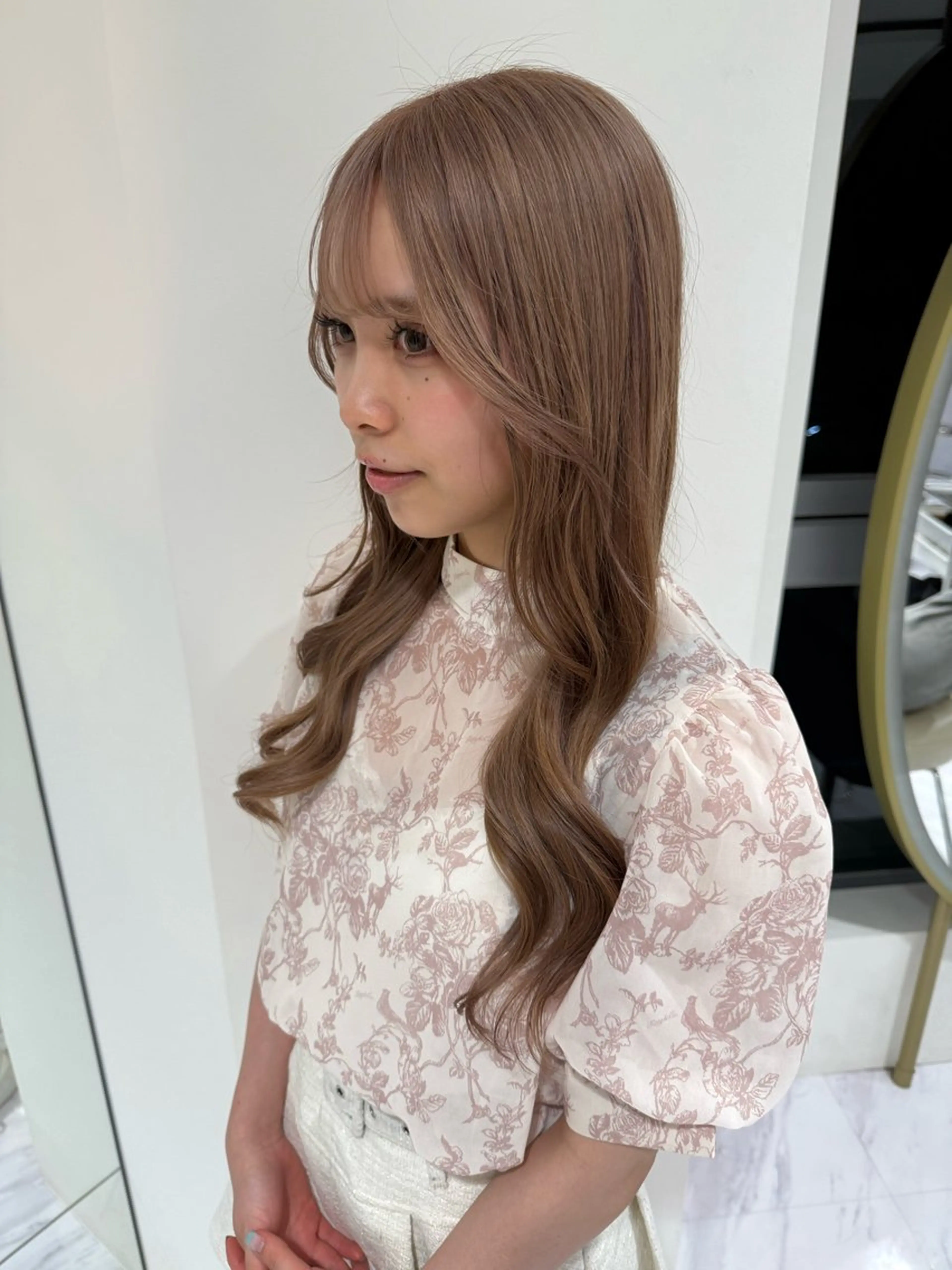 ロング カラー ブリーチ ともか 名駅/ワンカラーのヘアスタイル