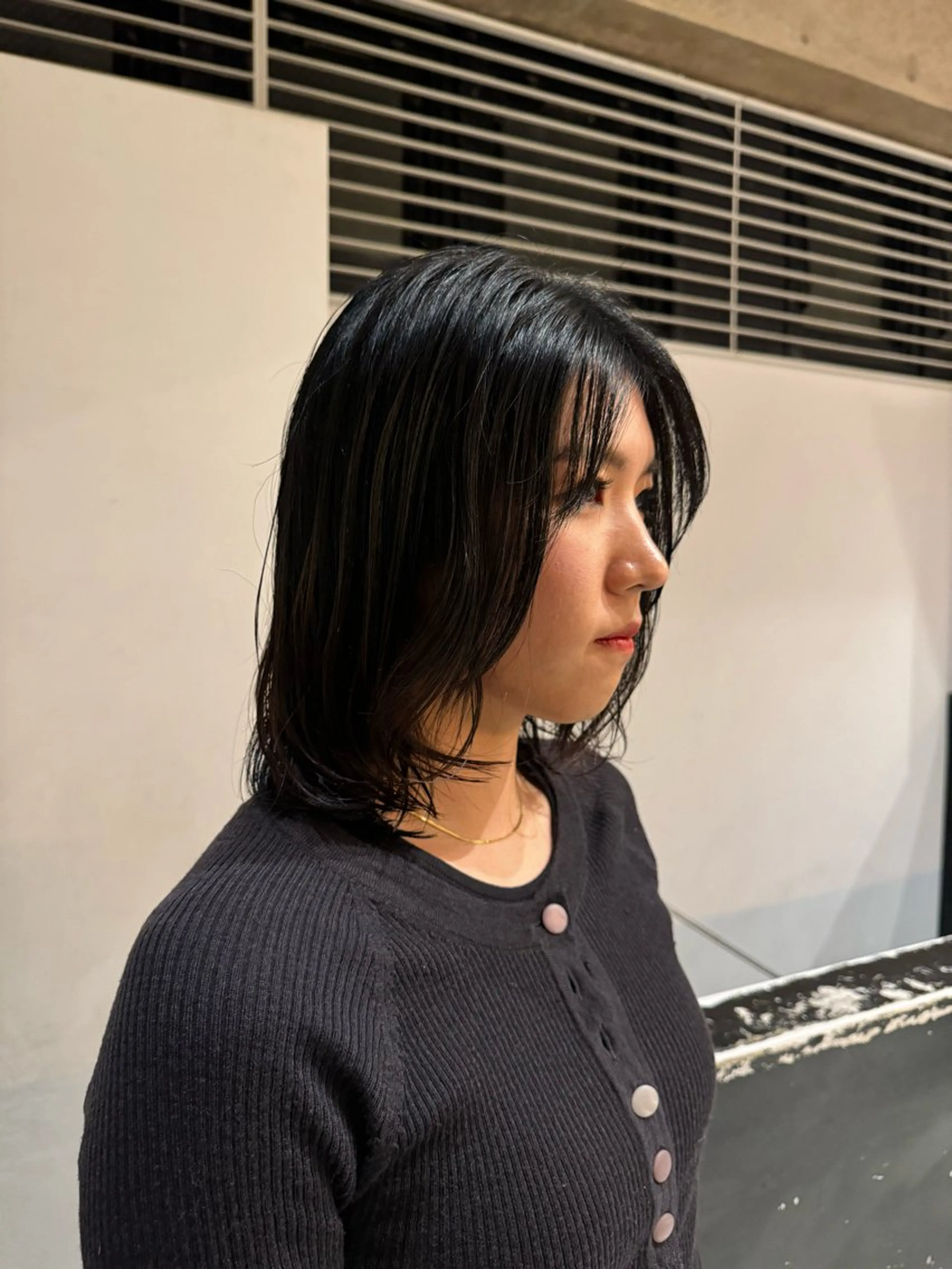 ミディアム Luxe表参道 髪質改善　奈良のヘアスタイル