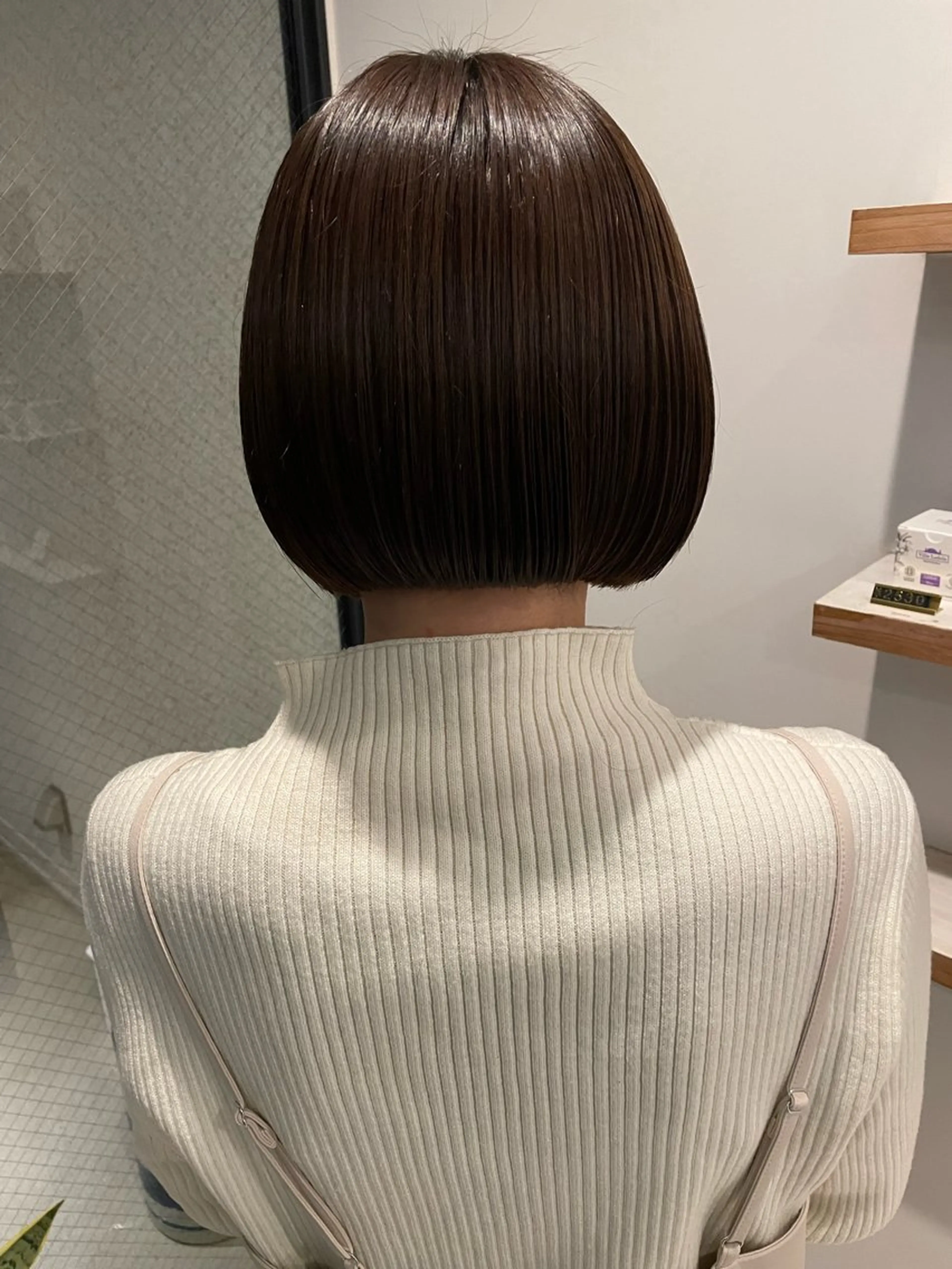 ショート ボブ カット 藤村 翔充のヘアスタイル