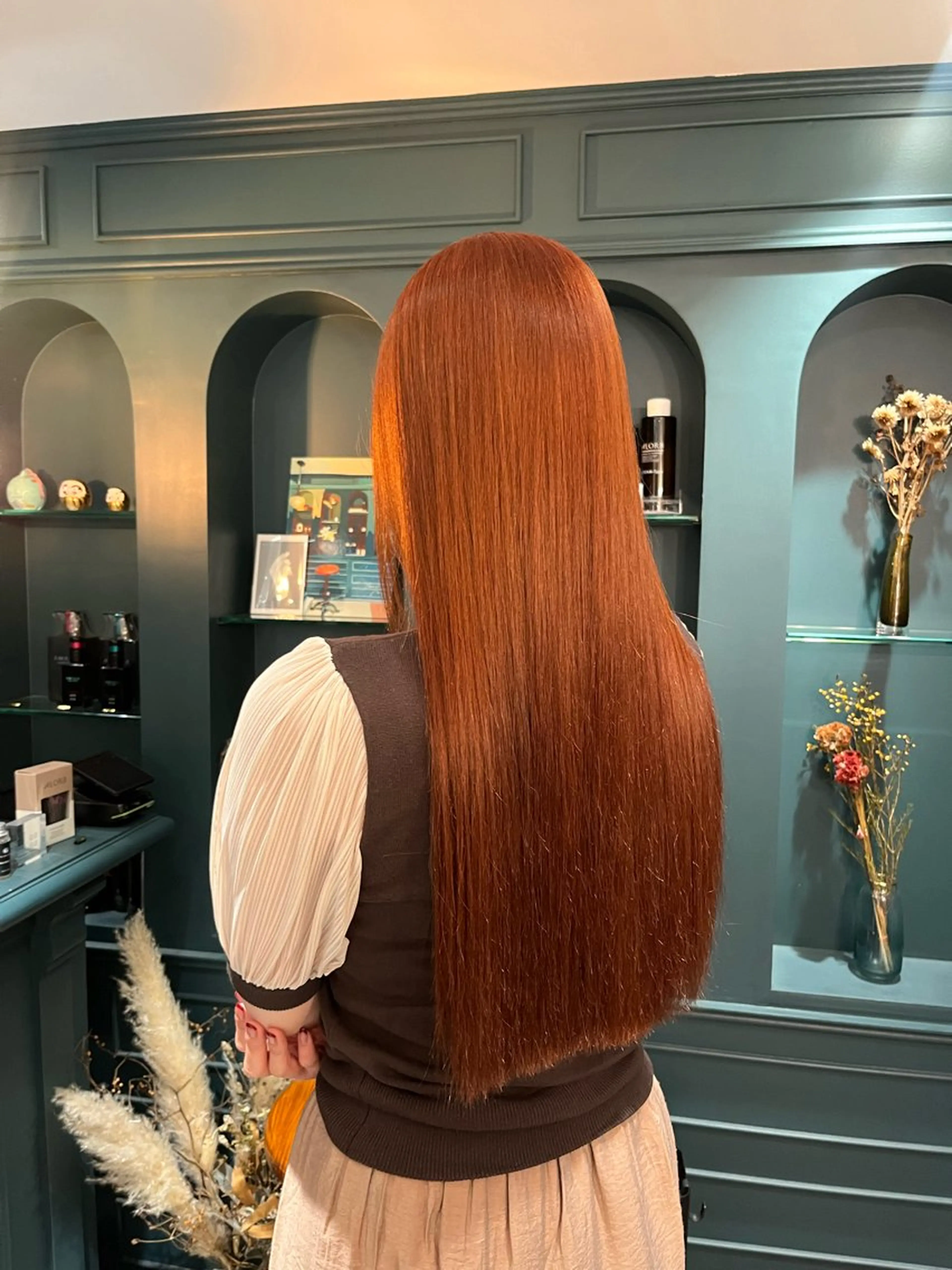 ロング カラー ヘアカラー 🍊暖色カラー🍊 sakuraのヘアスタイル