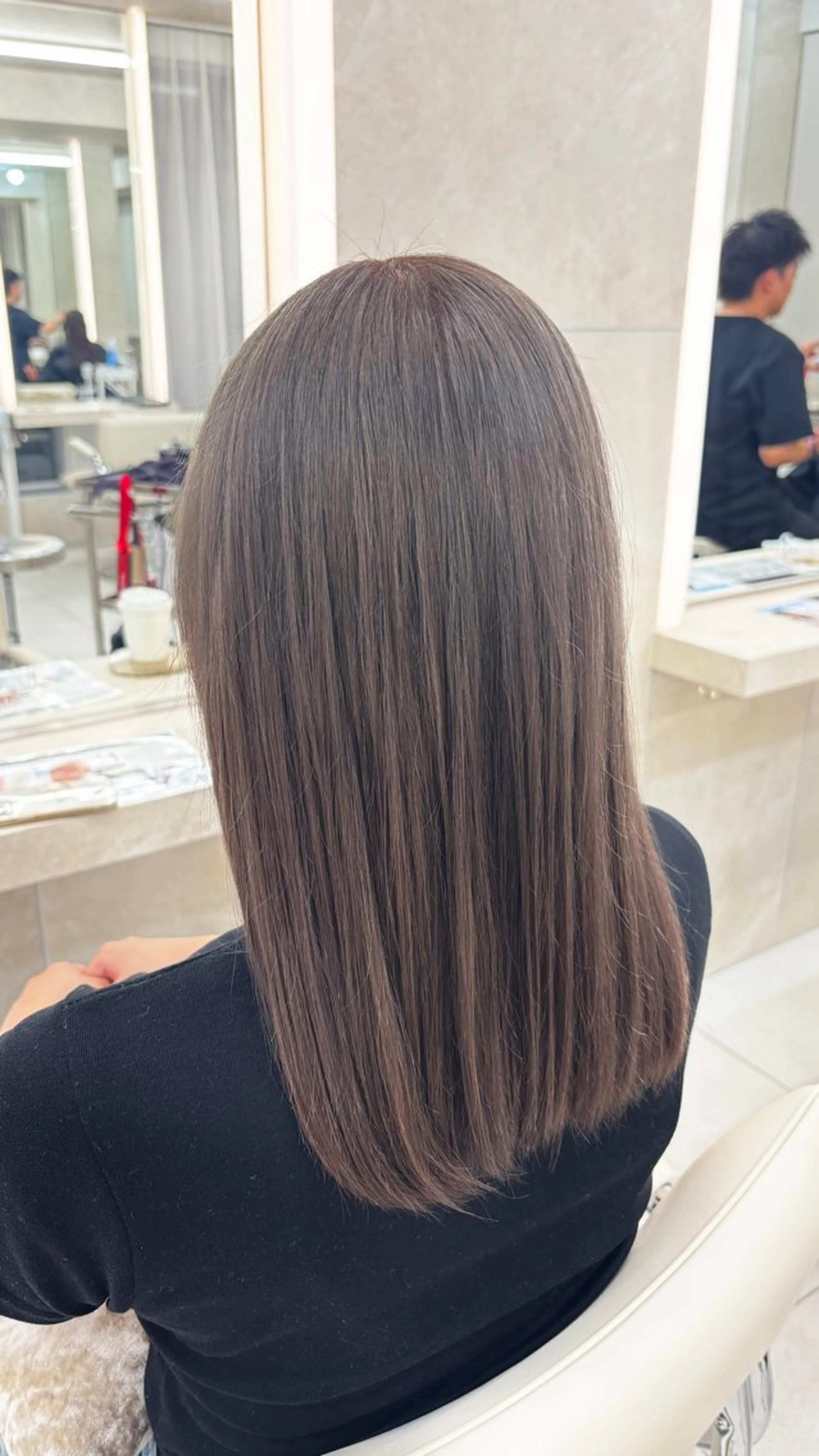 カラー ひな🎀/透明感カラ ー/カラーモデル募集のヘアスタイル