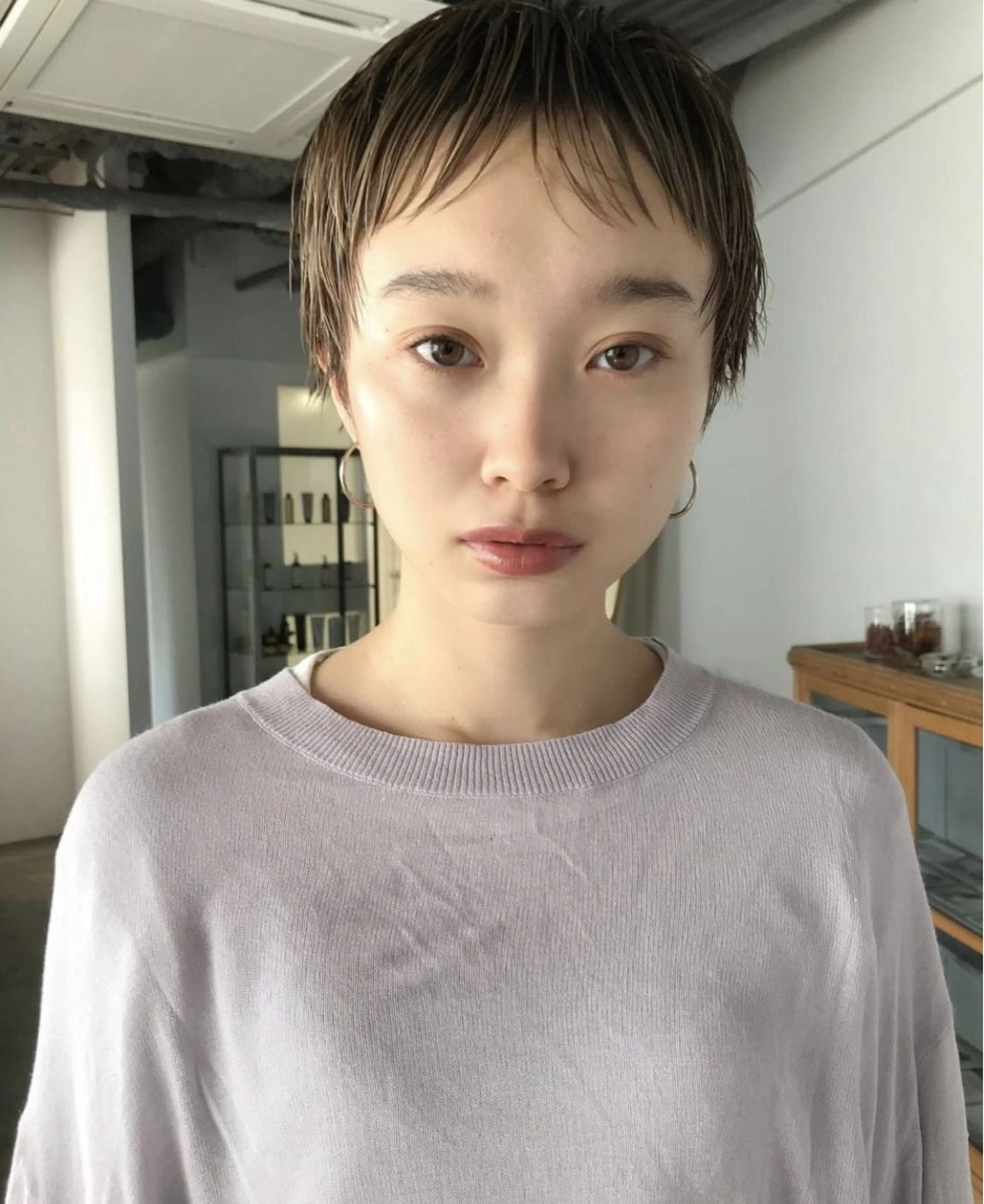 ショート カサイ シオンのヘアスタイル