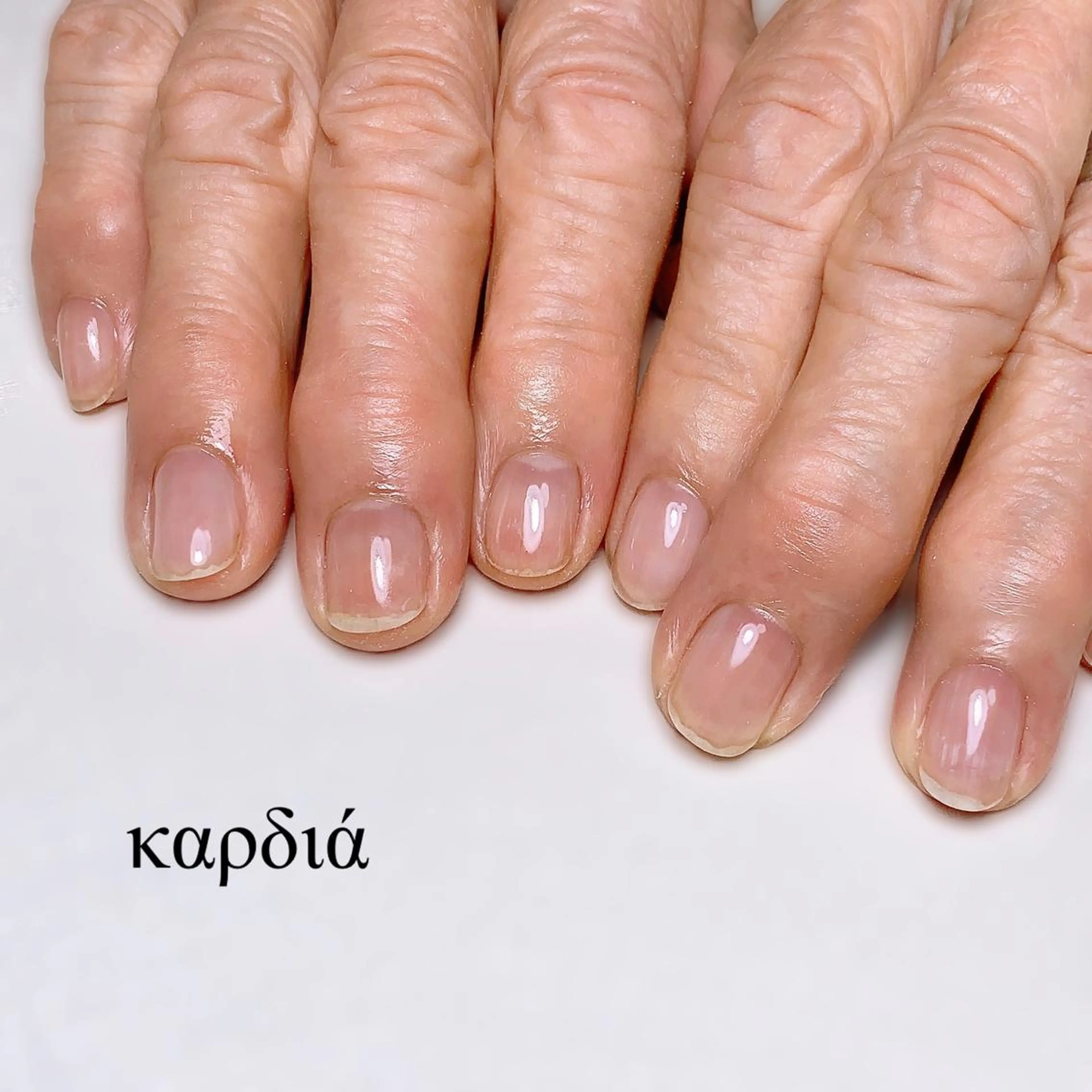 ネイル ハンドネイル καρδιά -ｶﾙﾃﾞｨｱ-のネイルデザイン