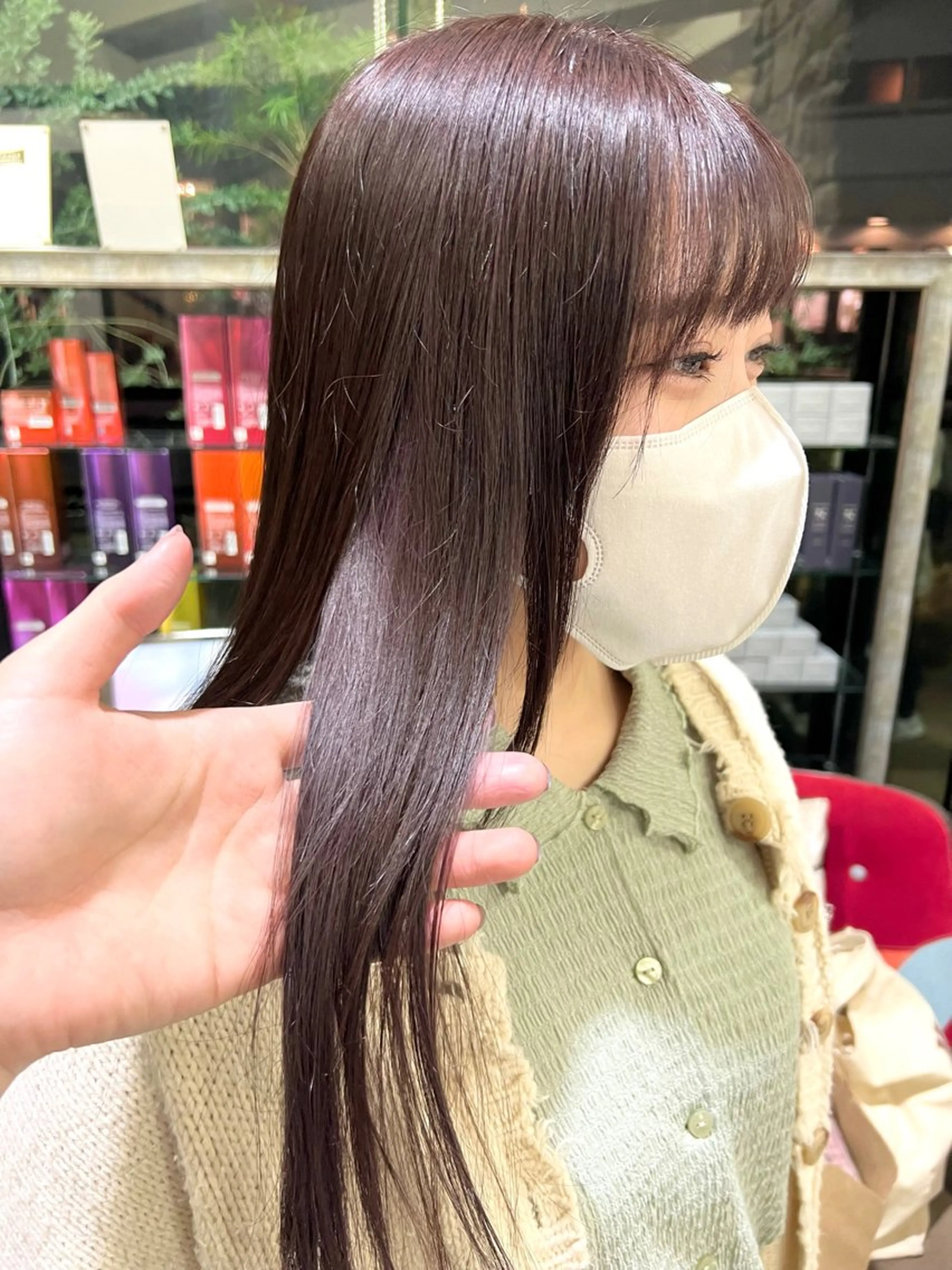 ロング カラー ヘアカラー トリートメント 髪質改善カラー/矯正 /パーマの職人/航太のヘアスタイル