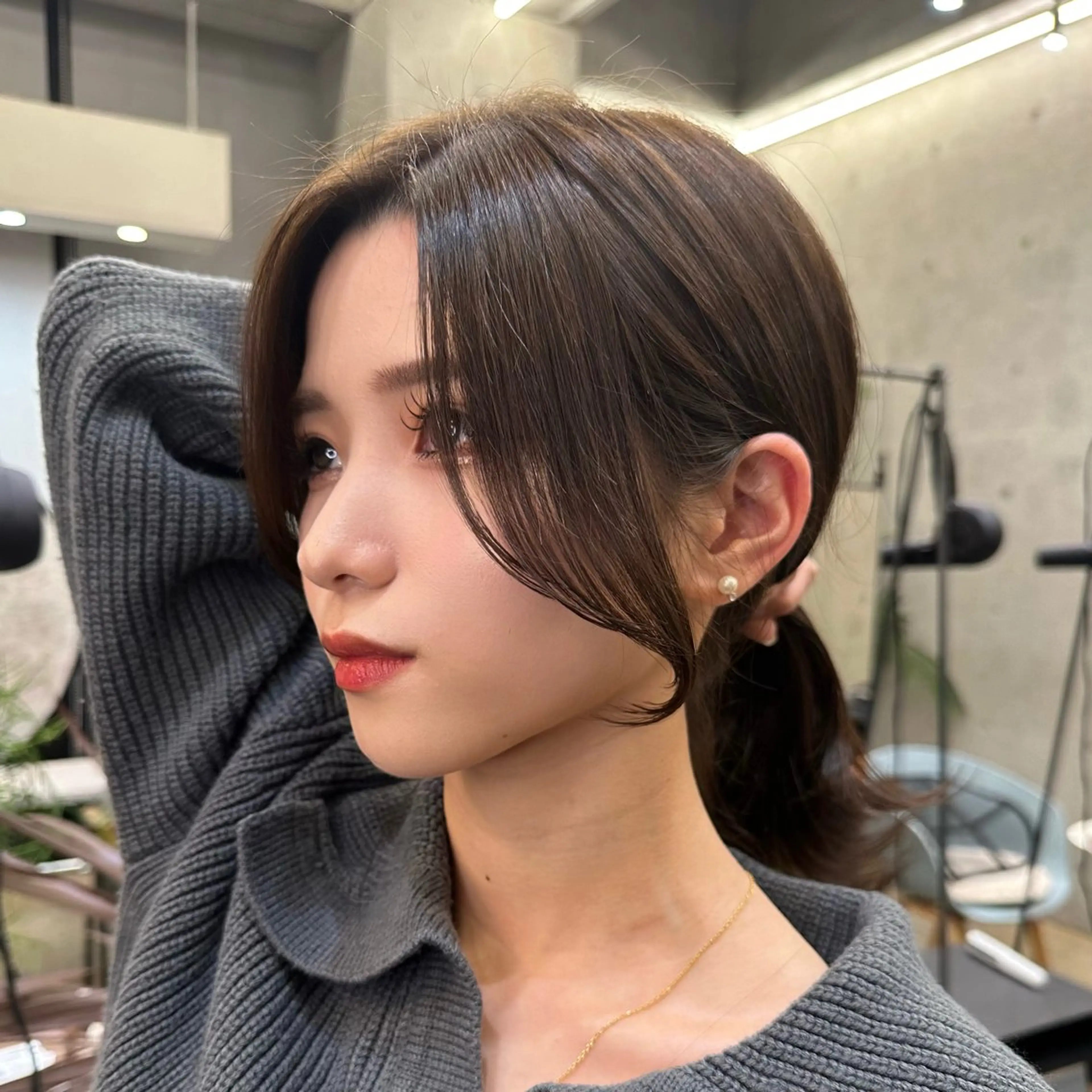 ロング カット ヘアカラー トリートメント SALOWIN原宿AROA店所属・顔まわり神カット✂︎ 齋藤雄大【原宿】のヘアスタイル