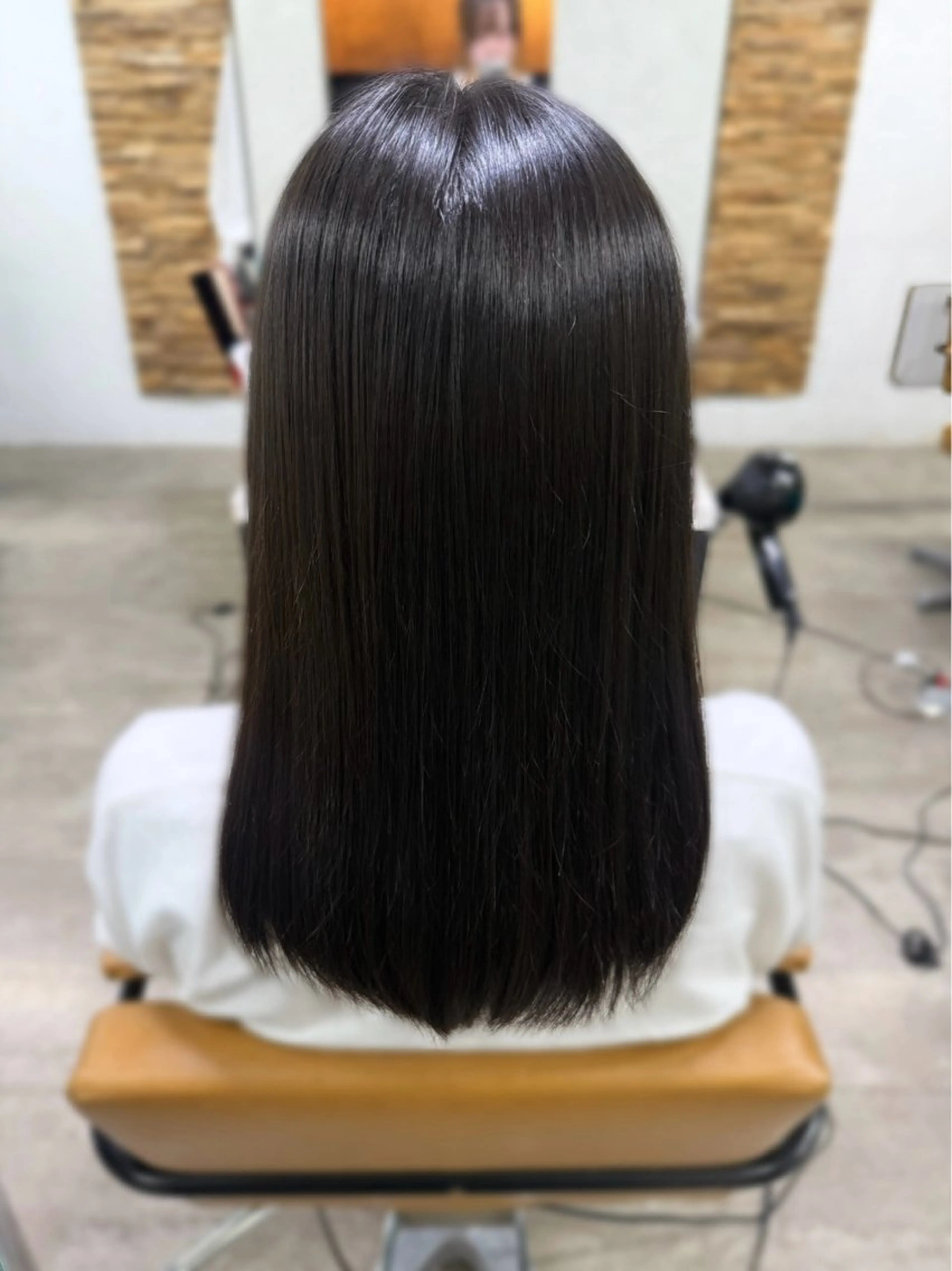 セミロング 縮毛矯正 縮毛矯正 prize 錦糸町店所属・カラーモデル募集中 💜manaka💜のヘアスタイル