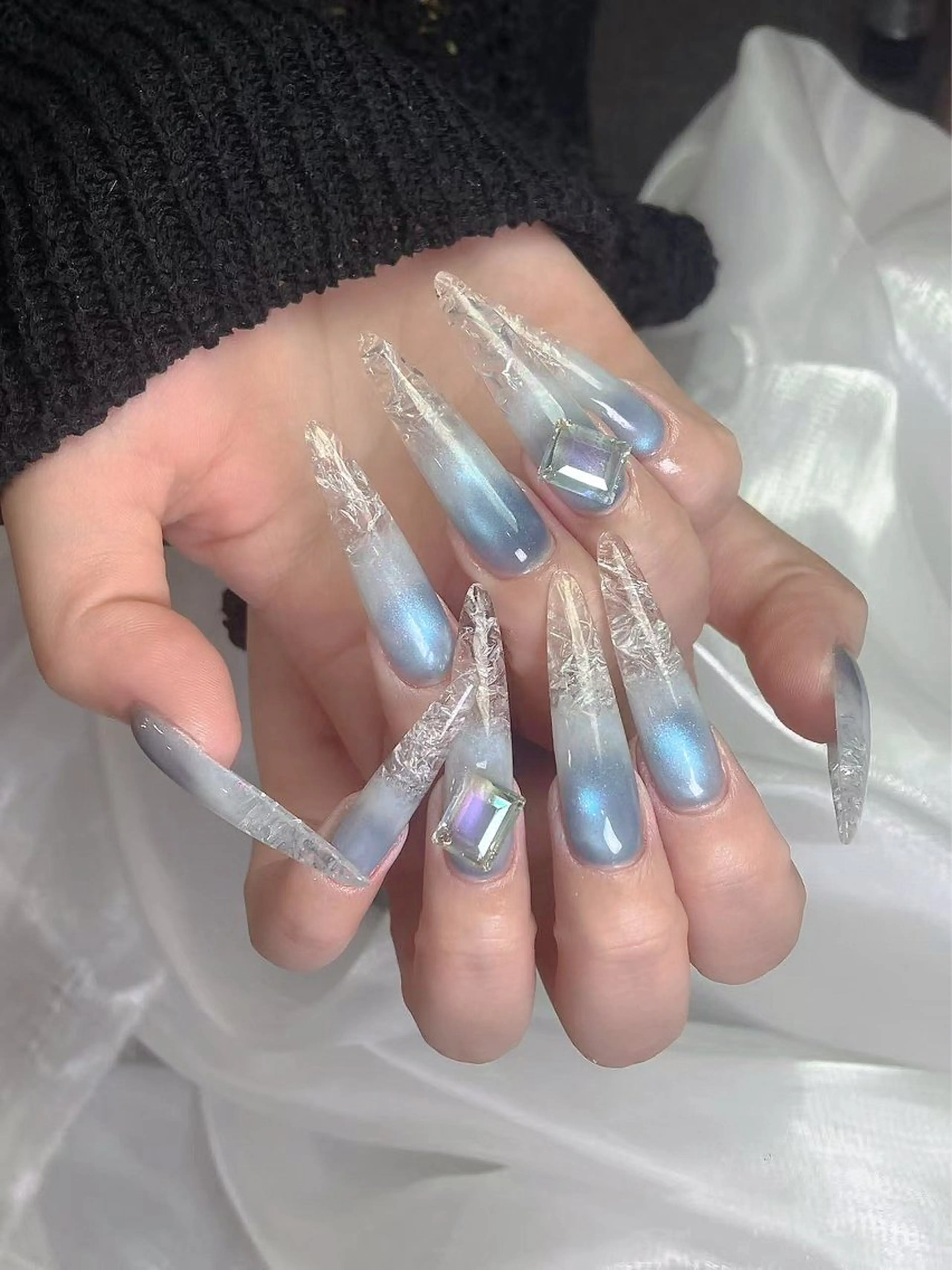 ネイル ハンドネイル Dark honey スカルプ専門原宿店のネイルデザイン