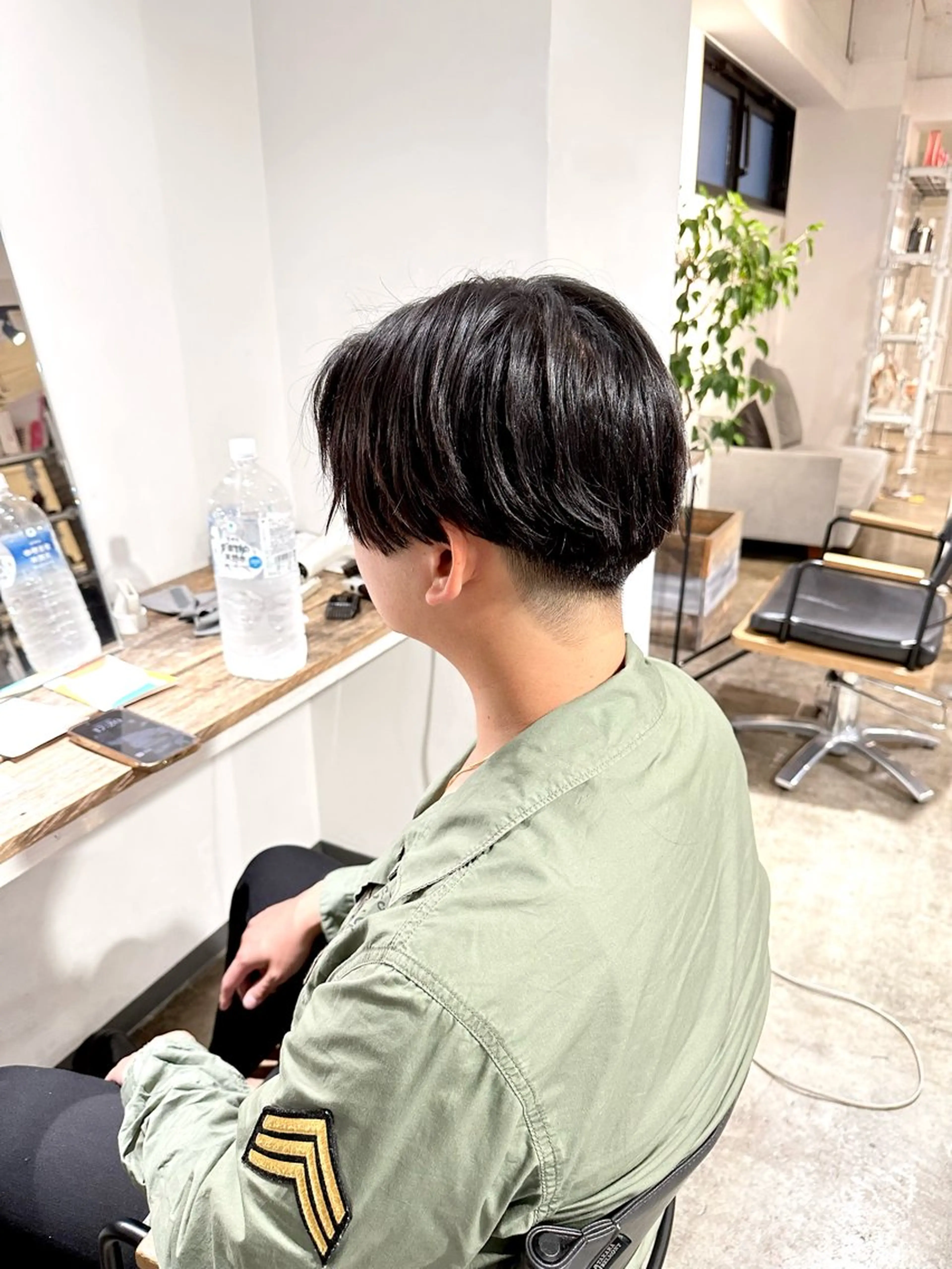 メンズ センターパート フェードカット マッシュ カット 骨格補正施術/メンズ 専門美容師/YUYAのヘアスタイル