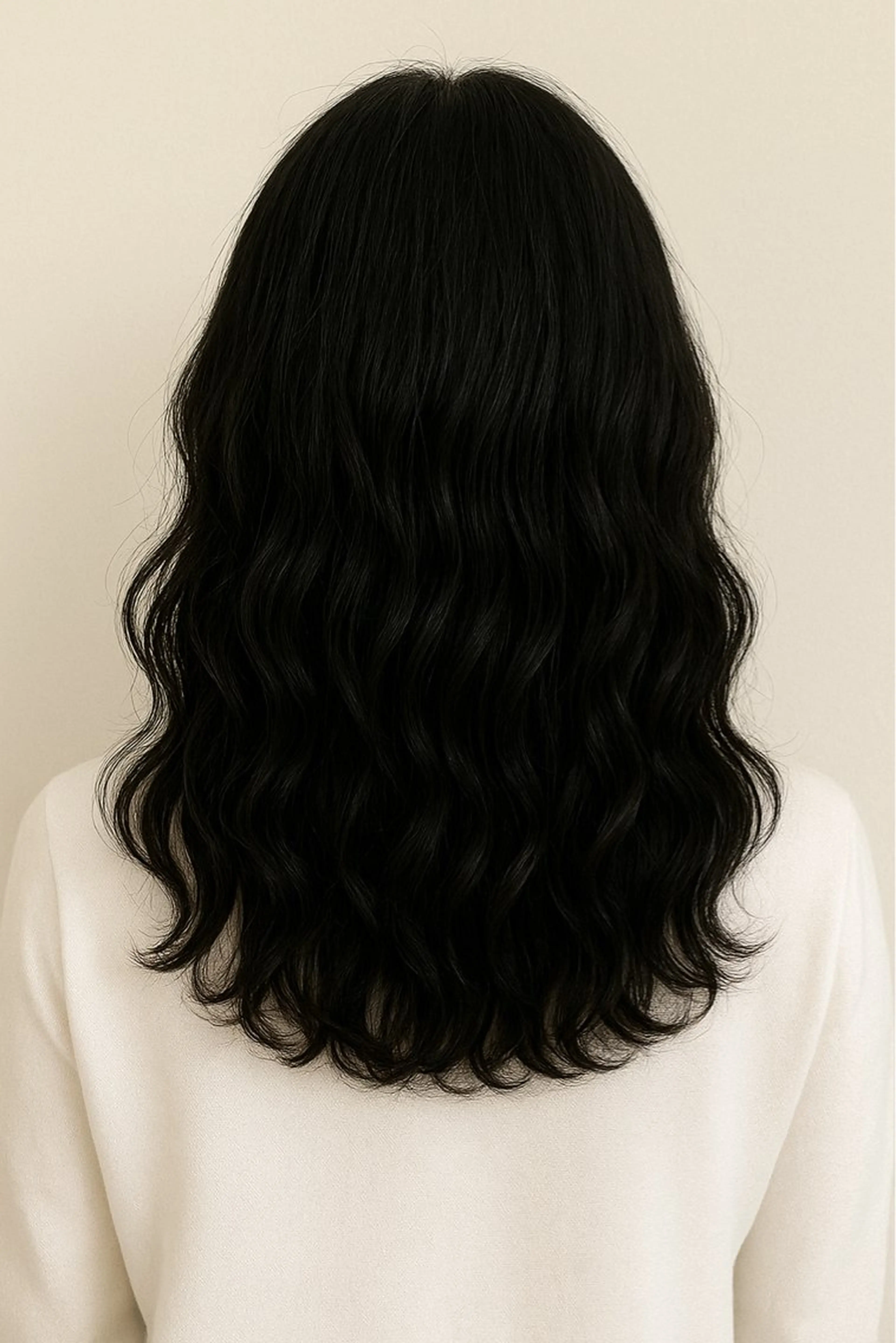 ロング カット パーマ コテ巻き風パーマ /艶カラー/ナオ👾のヘアスタイル