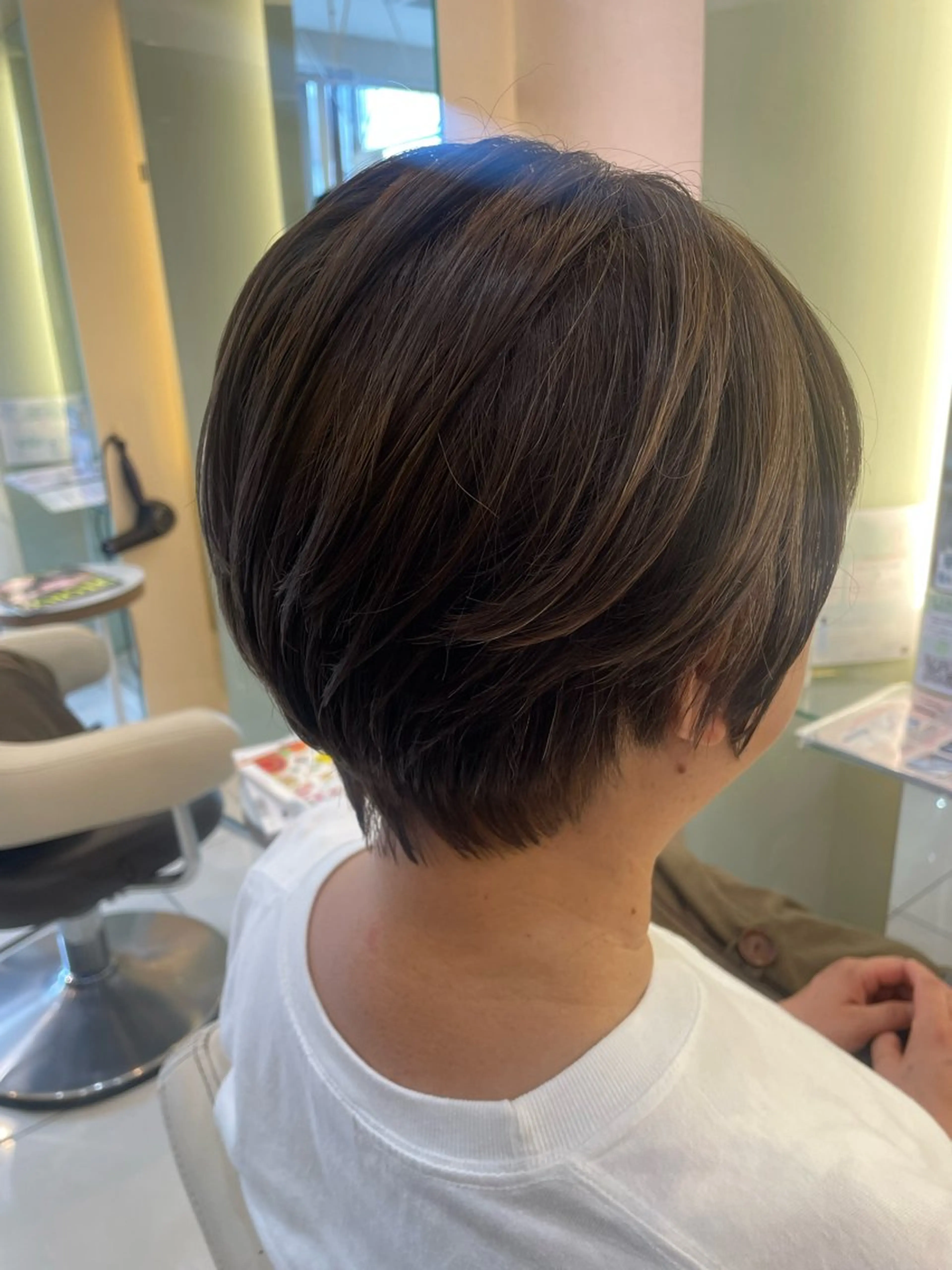 ショート カラー ヘアカラー トリートメント リリー /Men's/パーマのヘアスタイル