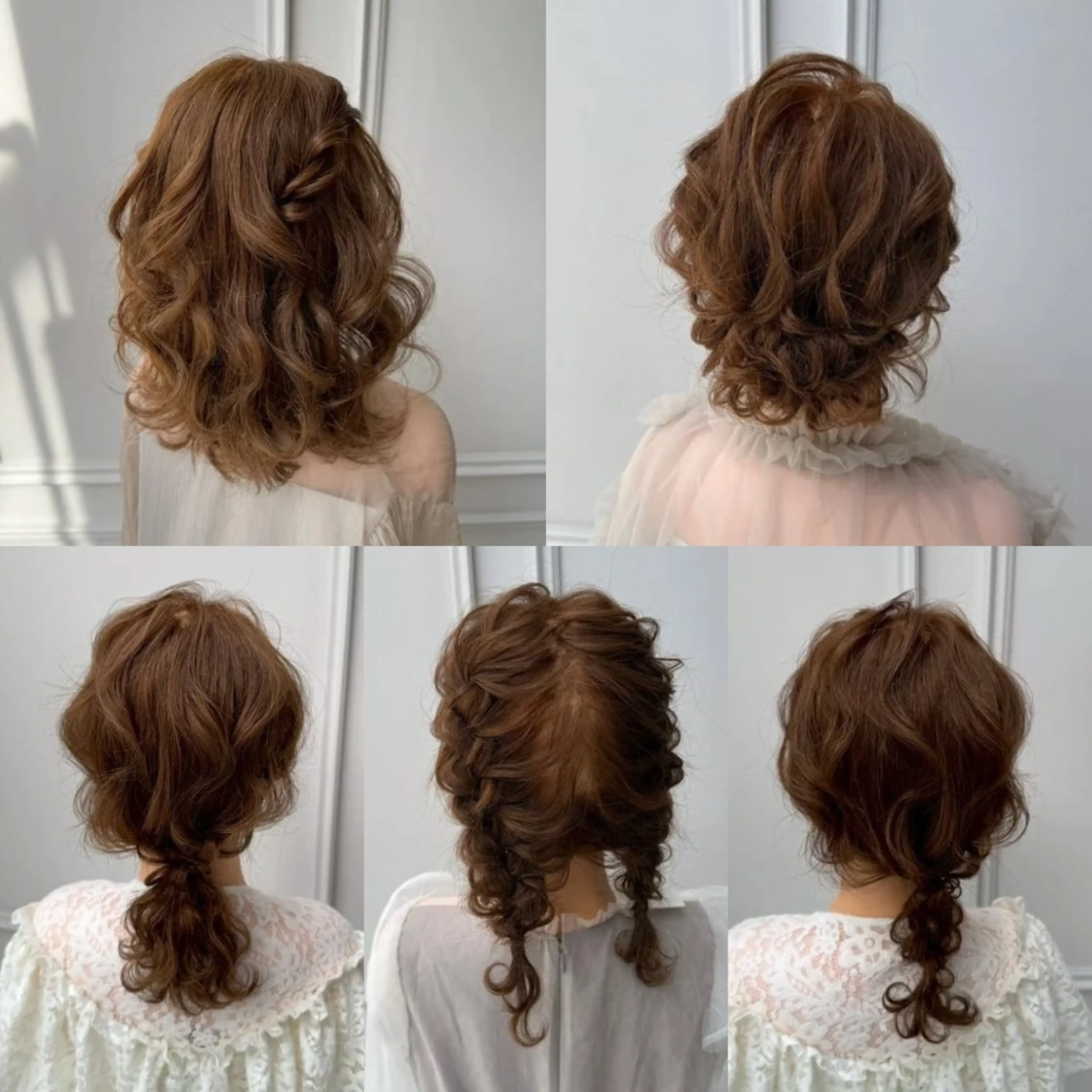 【口コミ必須】ショート・ボブの方♡お呼ばれ女子会🫖や推し活にも🎀5種から選べる！の写真