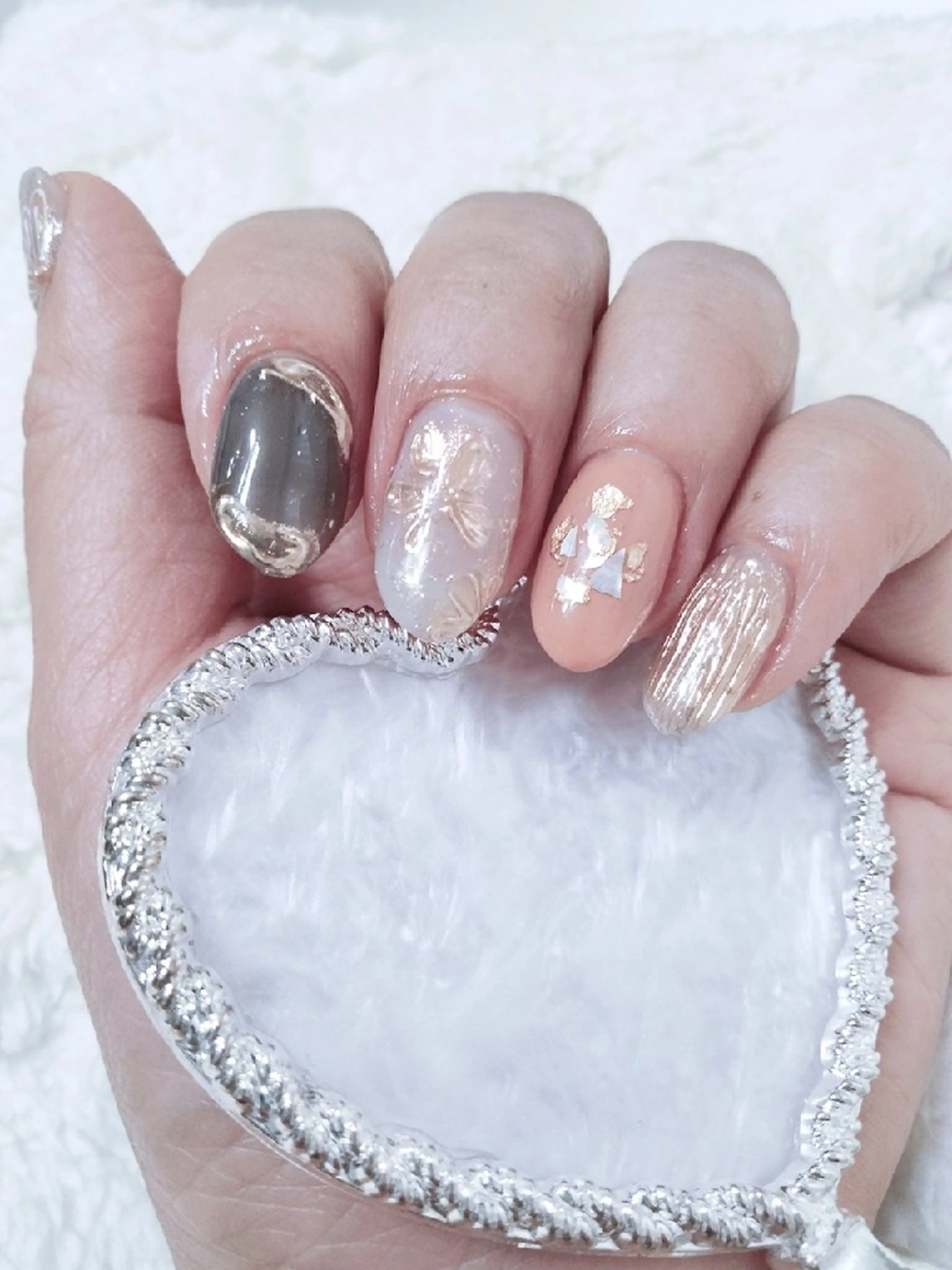 ネイル 持ち込み ハンドネイル ハンドケア Beaubie  nailサロンのネイルデザイン