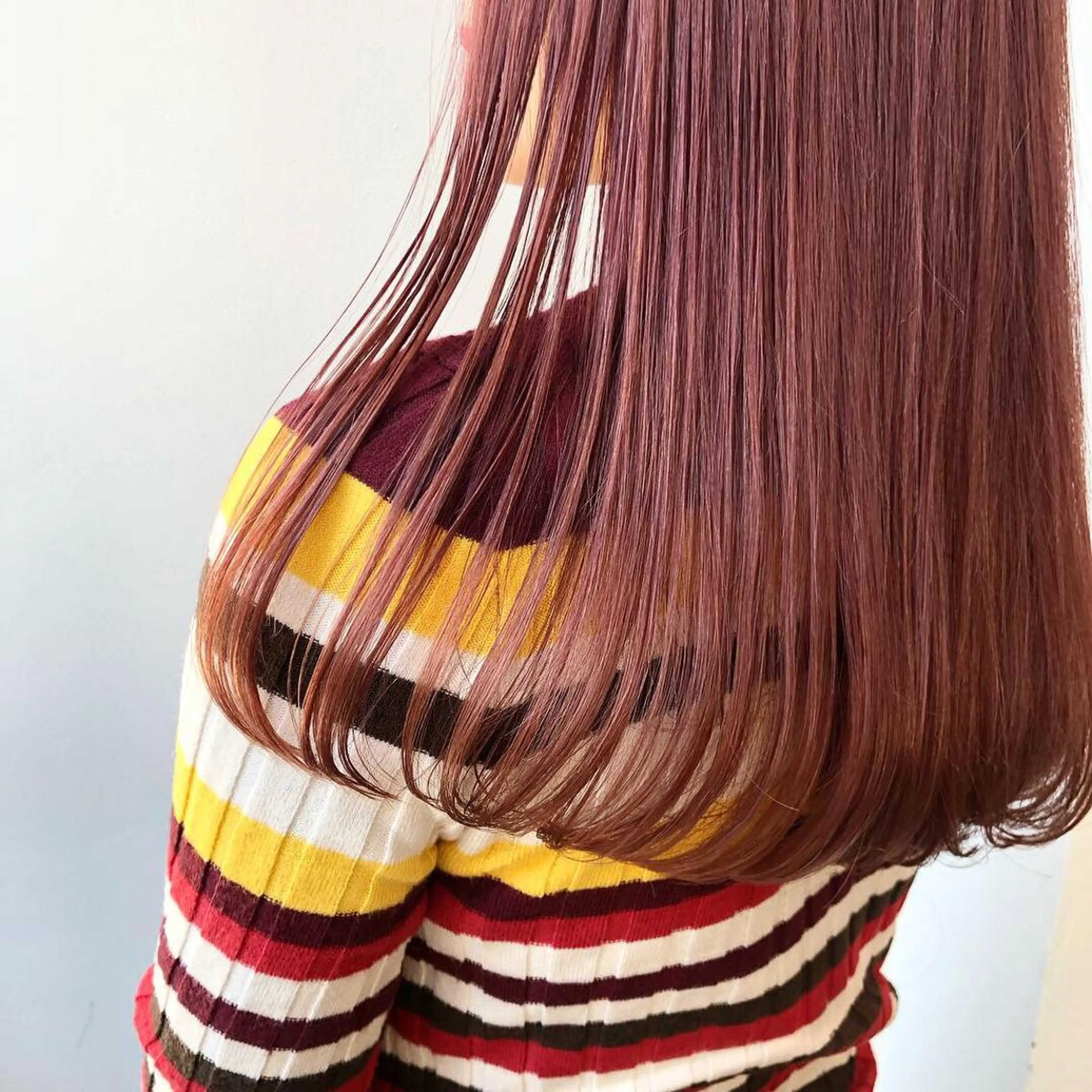 ロング カラー ピンクカラー ヘアカラー トリートメント ヘアセット ❤️sai❤️ official❤️のヘアスタイル