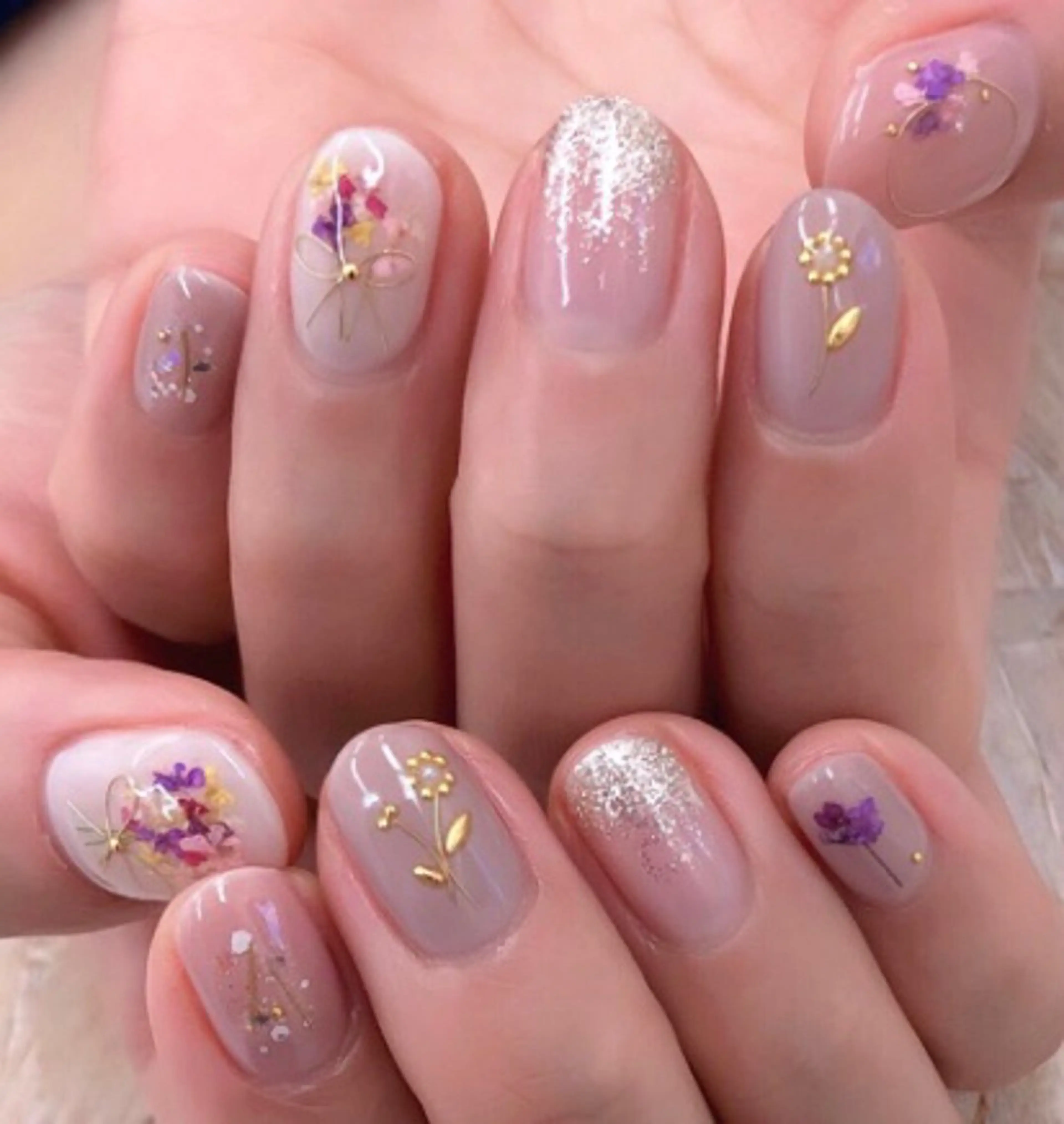 ネイル フレンチネイル ジェルネイル ガラスフレンチ グラデーション 韓国ネイル ハンドネイル ハンドケア 大門浜松町 ネイルのネイルデザイン