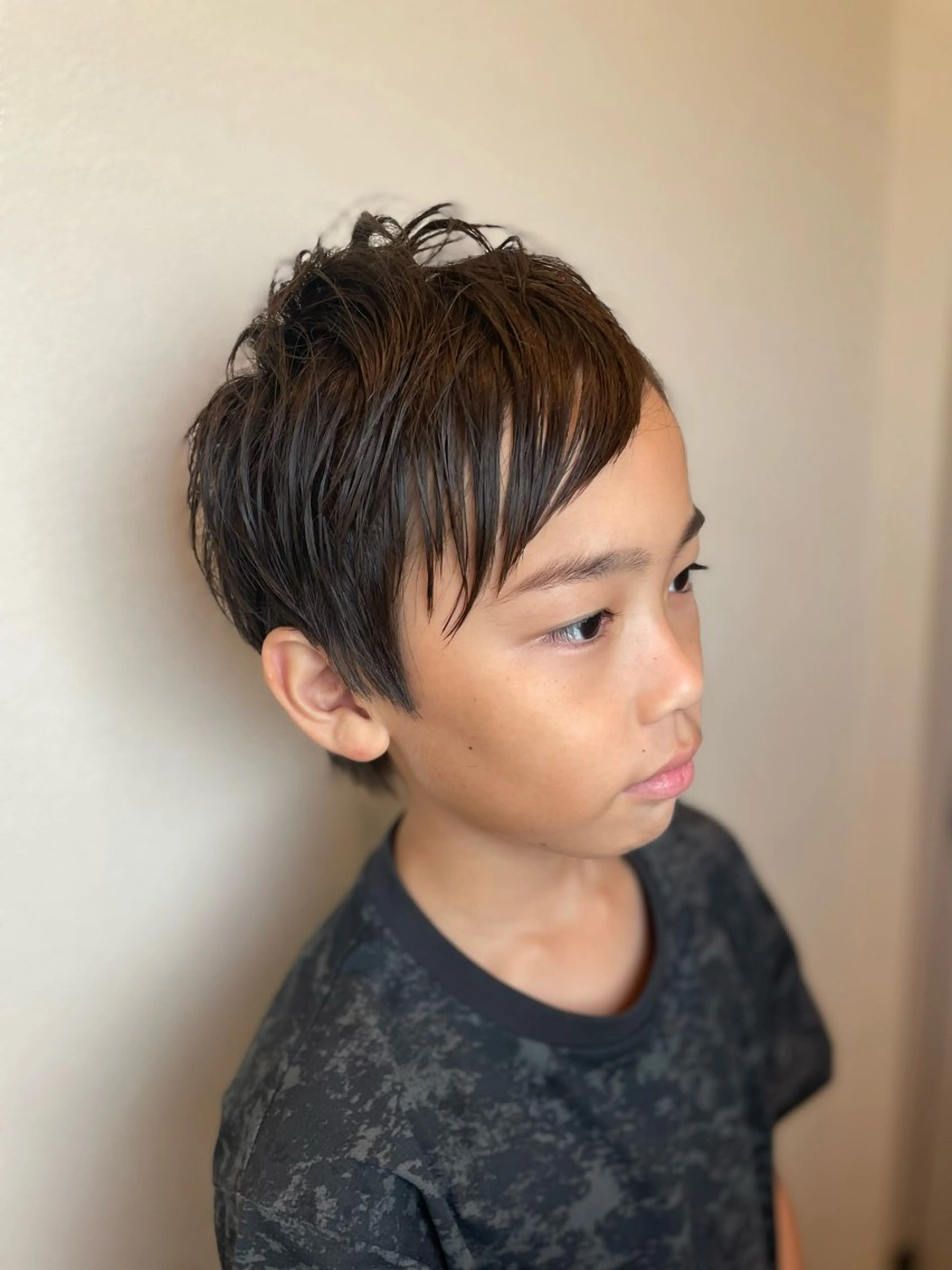 小学生カットの写真