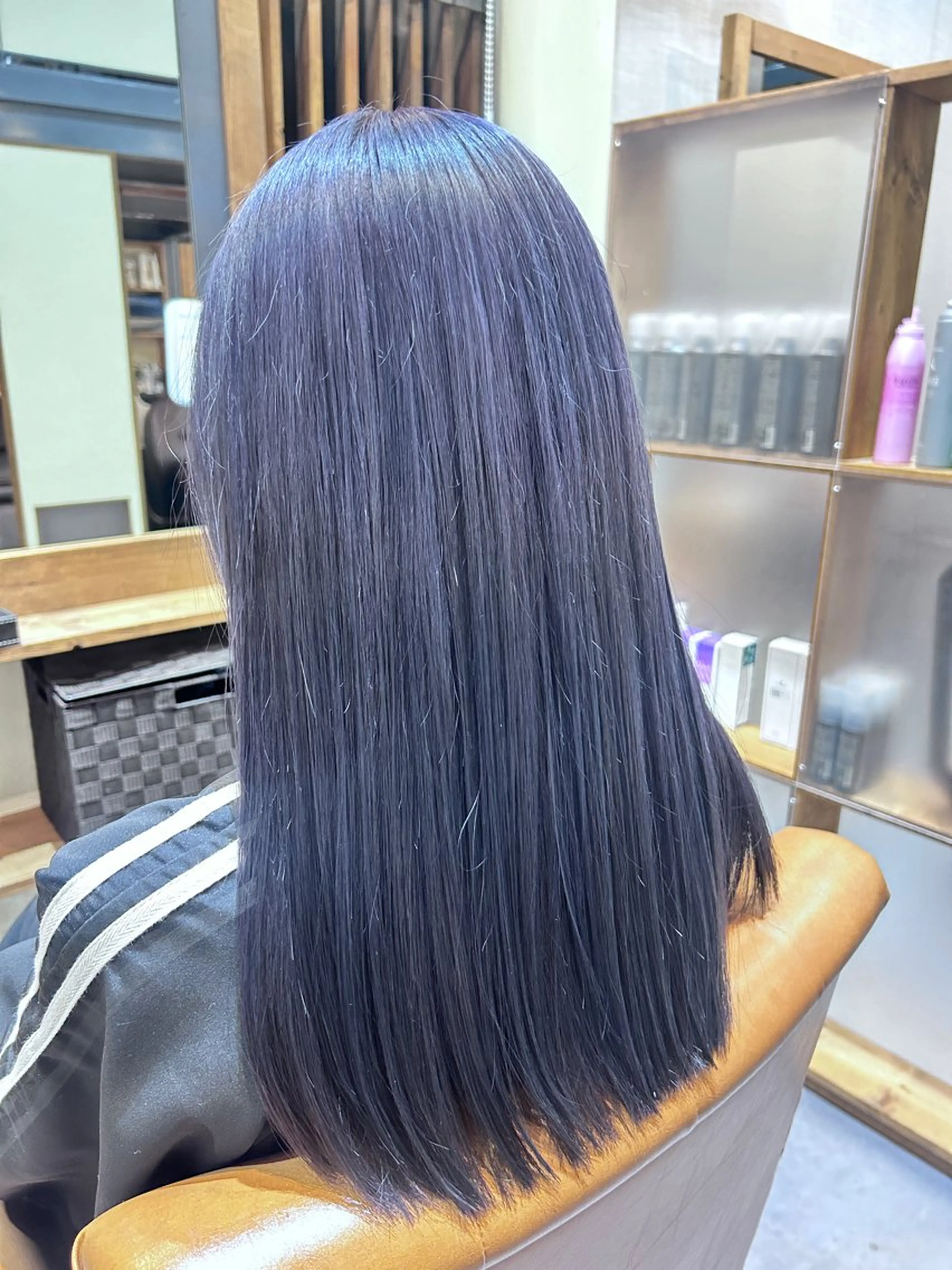 ロング カラー アッシュ ラベンダーカラー ラベンダーアッシュ ピンクカラー 井上 萌のヘアスタイル