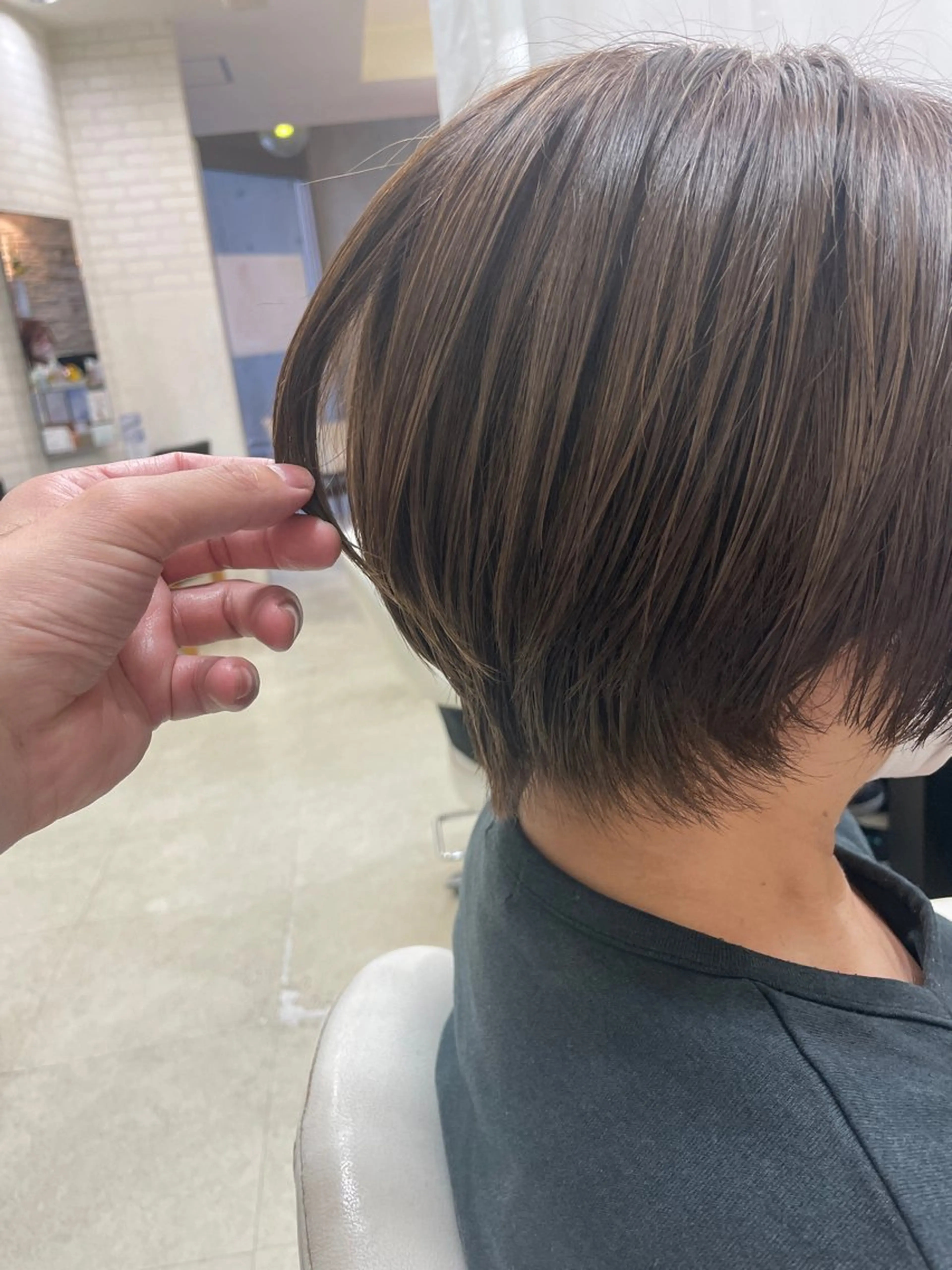 ショート カット ヘアカラー le. pidorgeのヘアスタイル