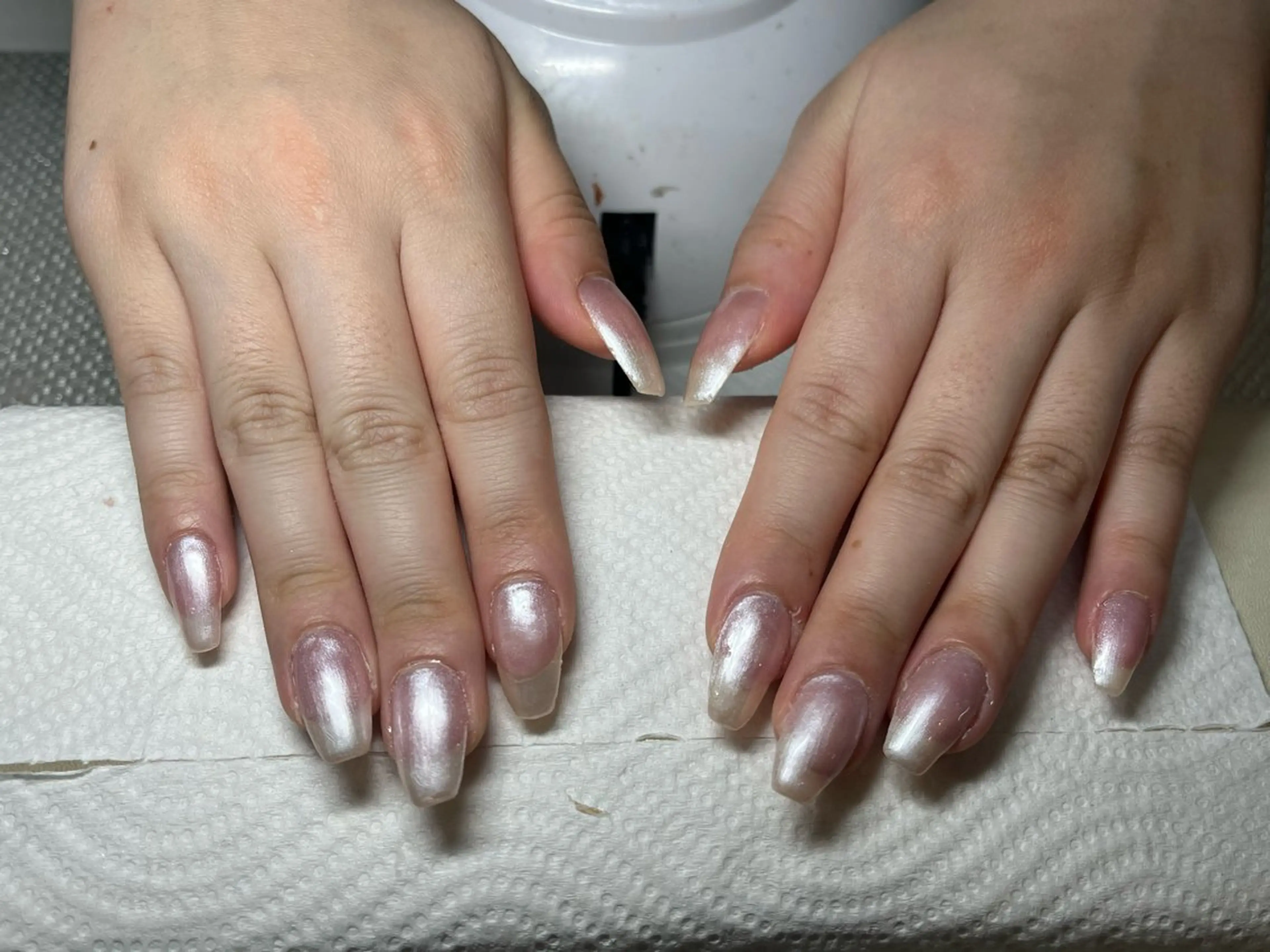 ネイル ワンカラーネイル Leaf ORANGE所属・. Reiのネイルデザイン