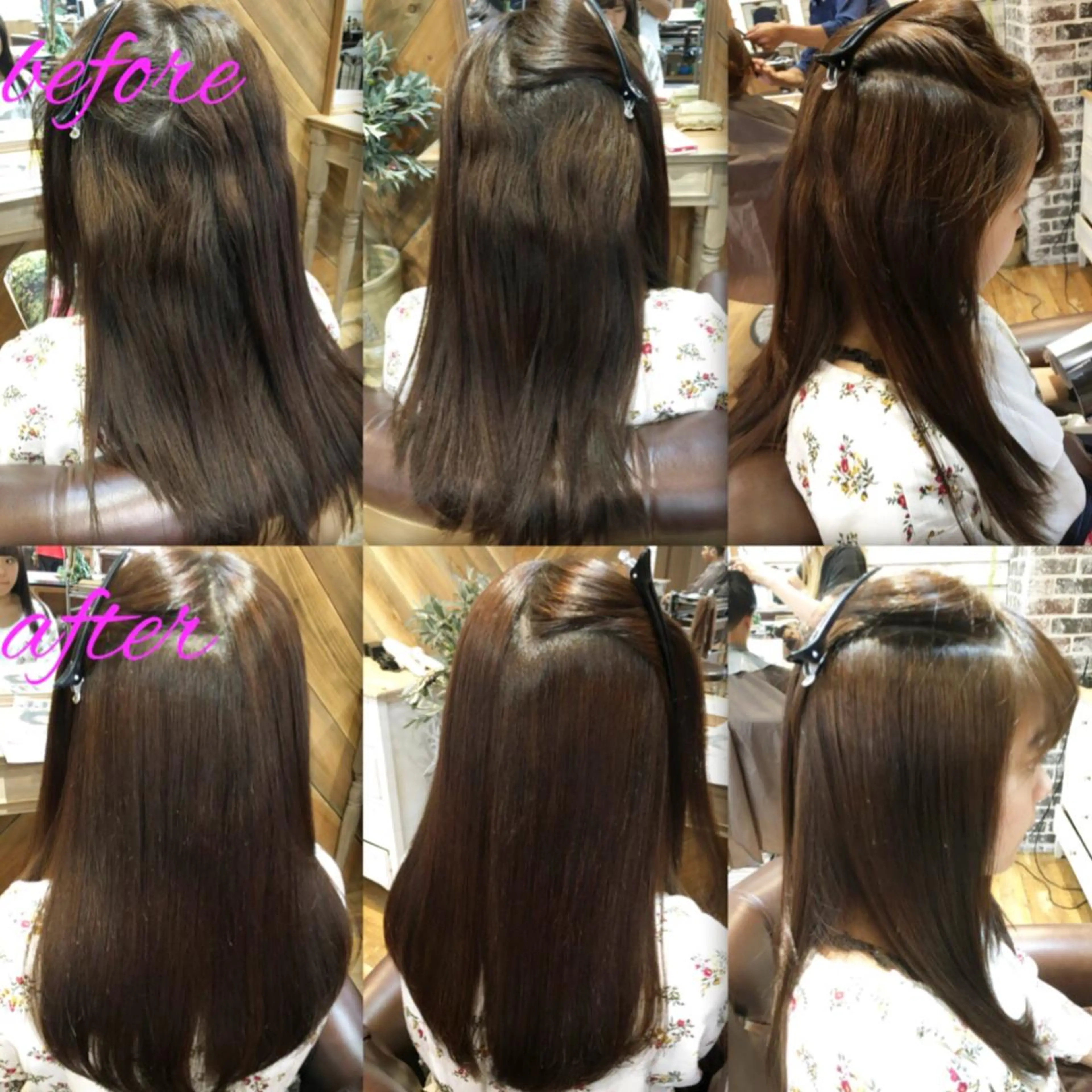 ロング パーマ ストレートパーマ 本物のブリーチ縮毛 /デサキショウヘイのヘアスタイル