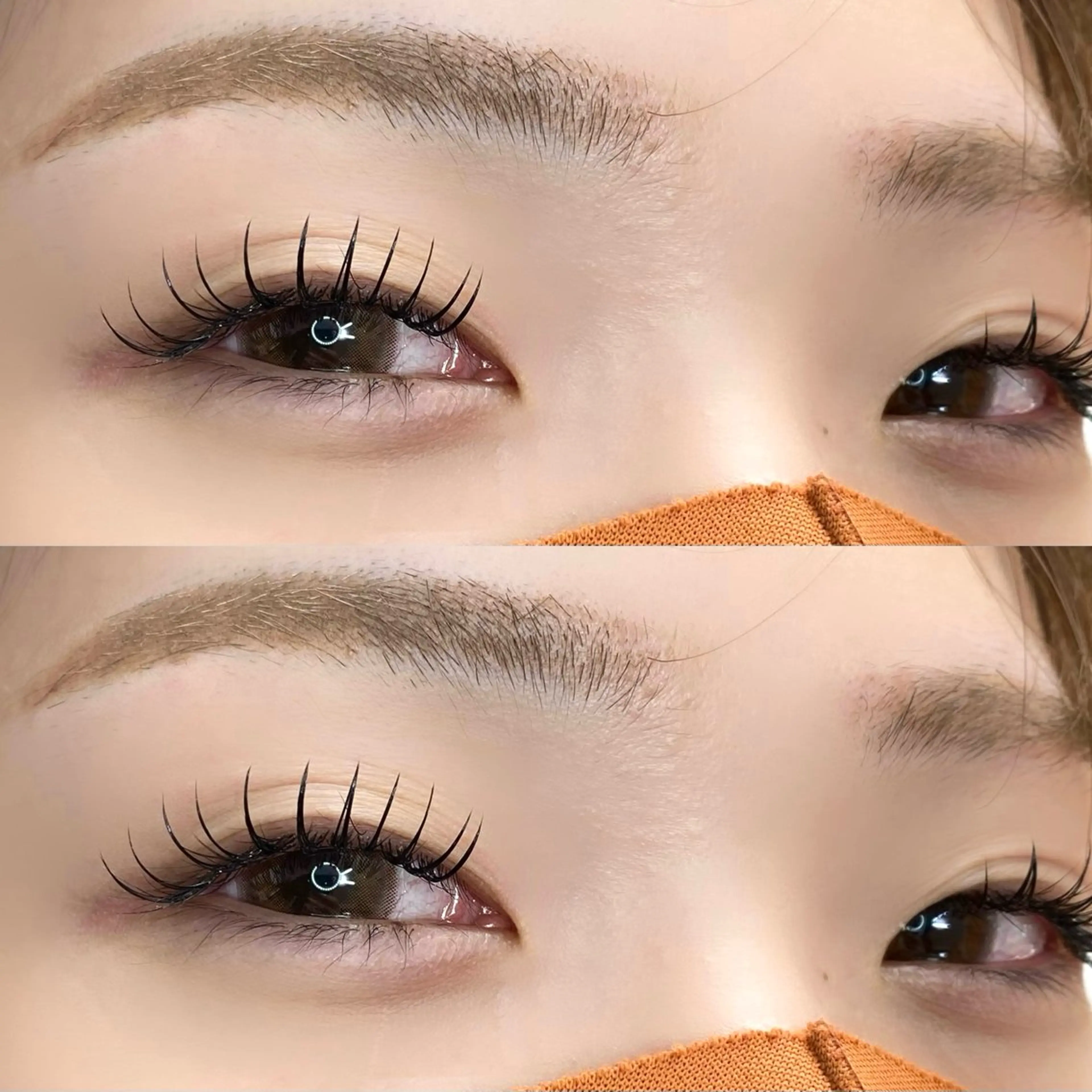 マツエク・マツパ 束感まつ毛 ナチュラル マツエク REBYNA 【リバイン】のマツエク・マツパデザイン