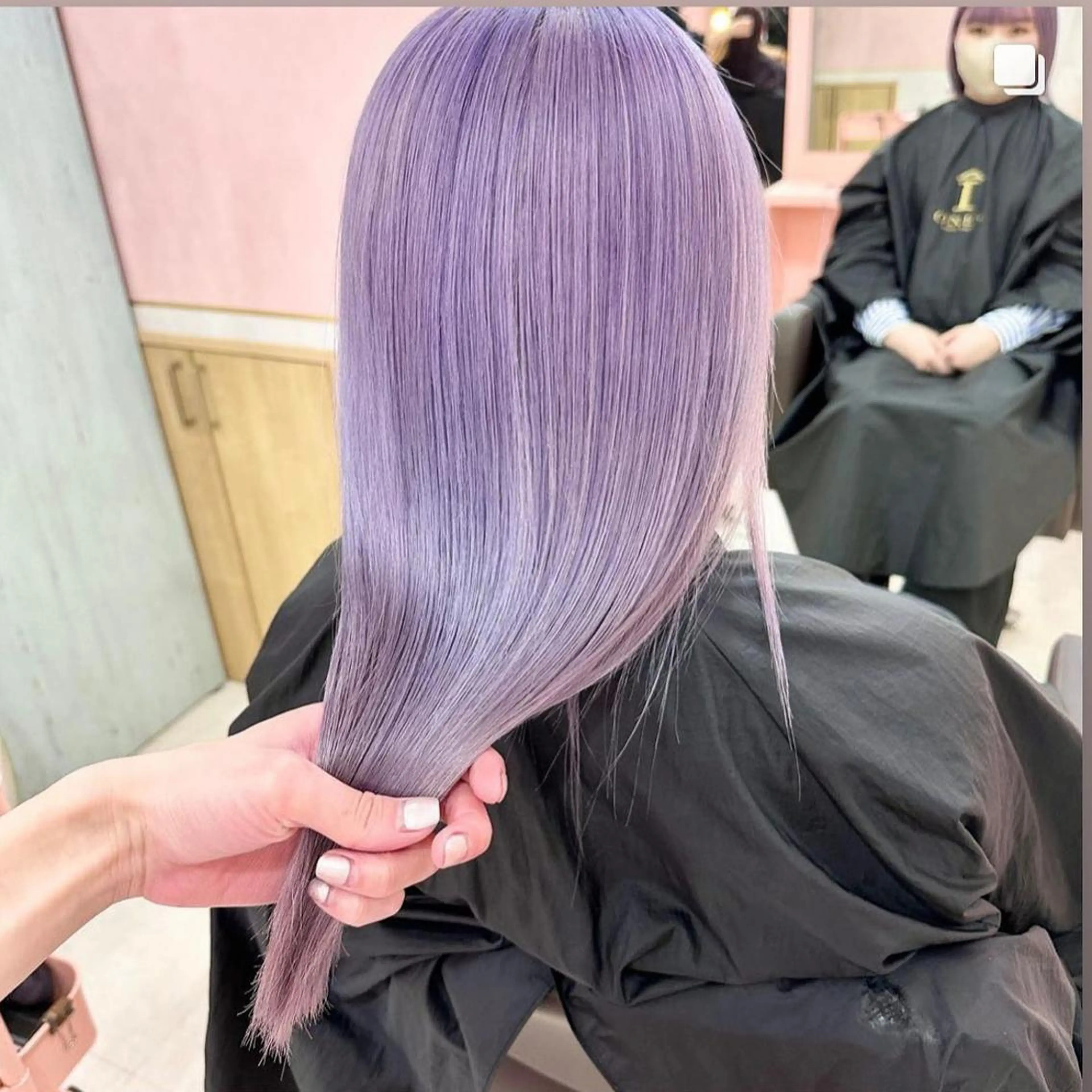 ミディアム ミディアムパーマ ボブ フレンチガーリー ヨシンモリ レイヤーカット ヘアカラー トリートメント ❄️💛エクステ ブリーチ❄️yukiのヘアスタイル