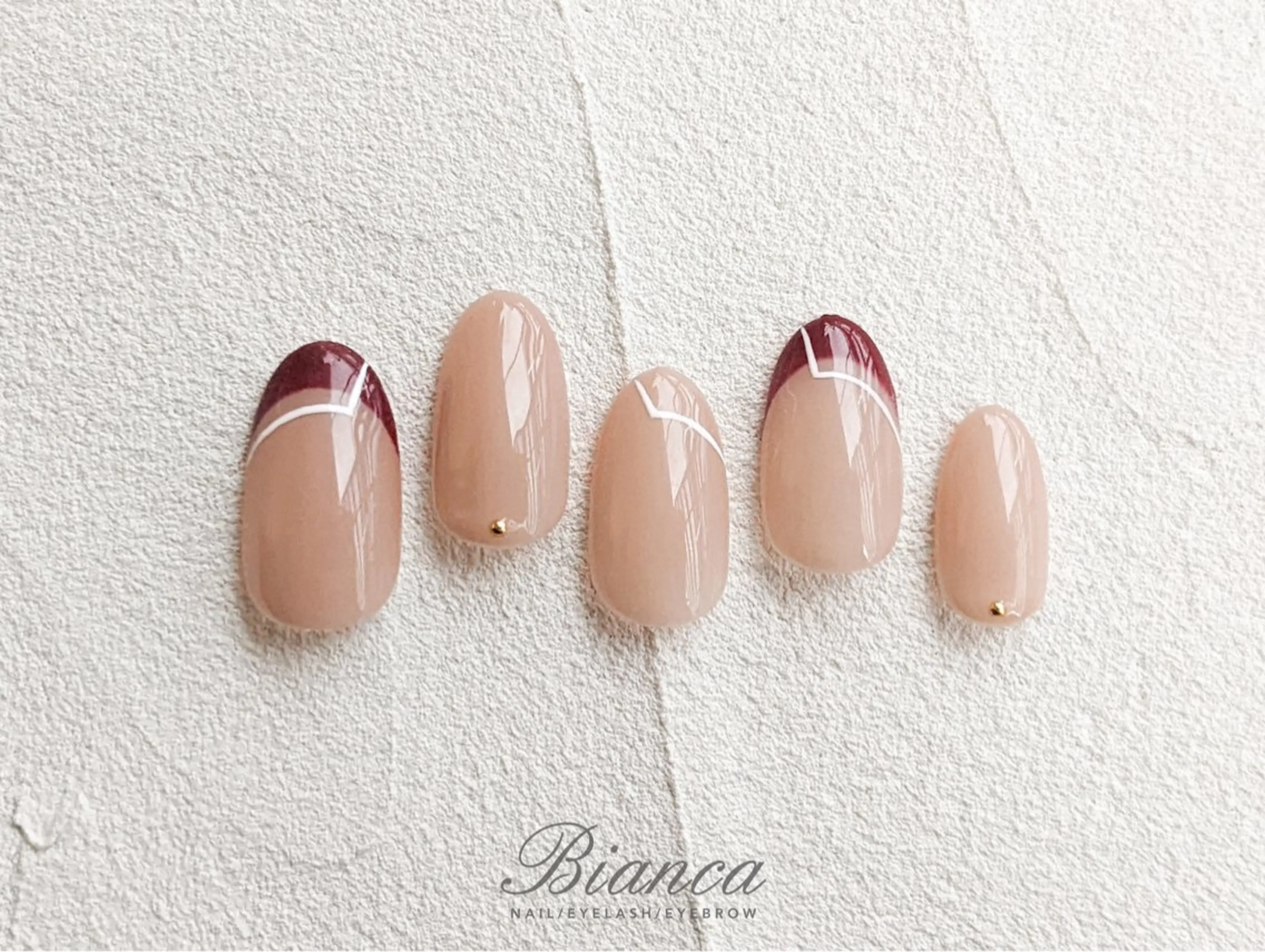 ネイル ハンドネイル Bianca栄店 みさと店長のネイルデザイン
