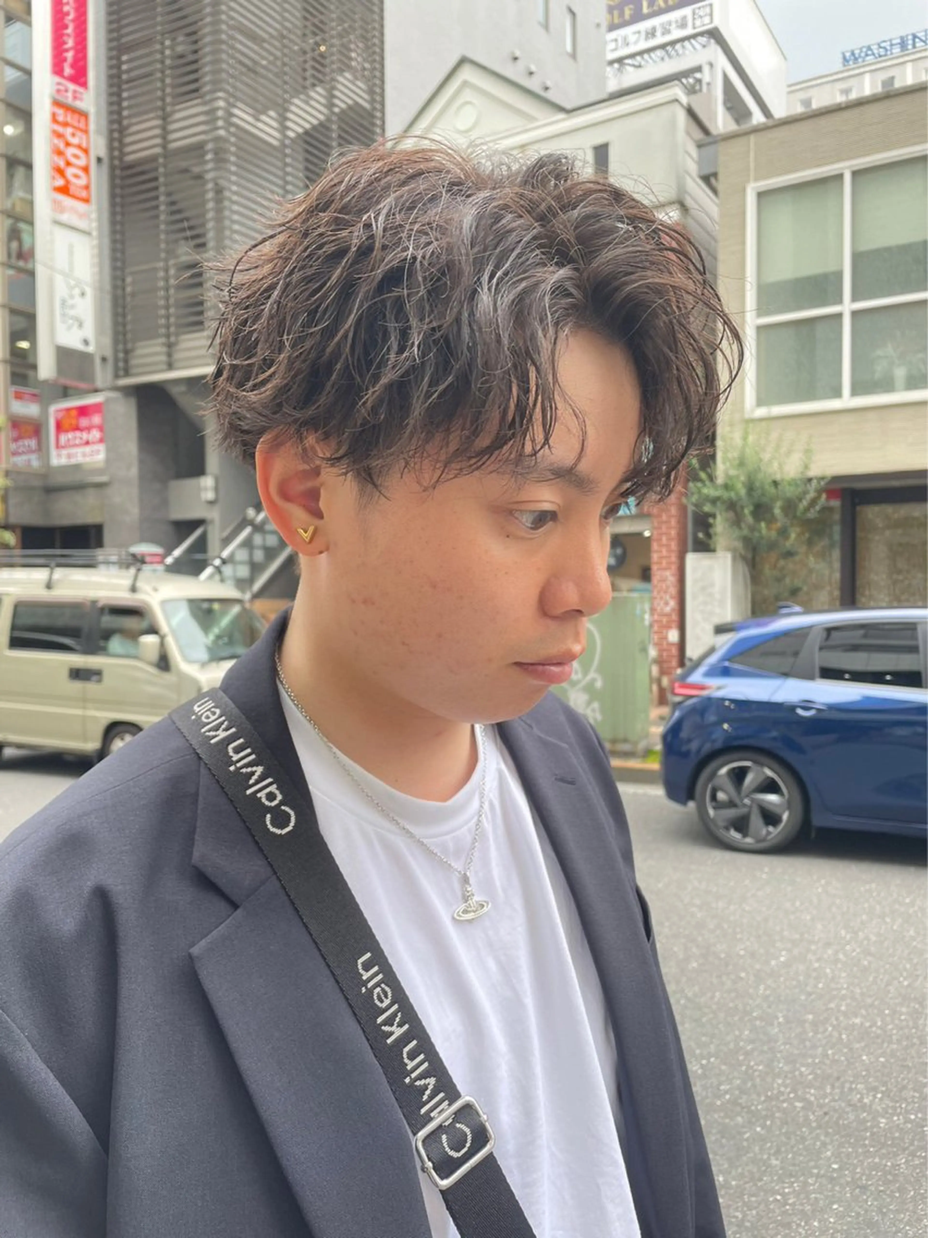 パーマ メンズ メンズ/ブリーチなし サクラ🌸のヘアスタイル