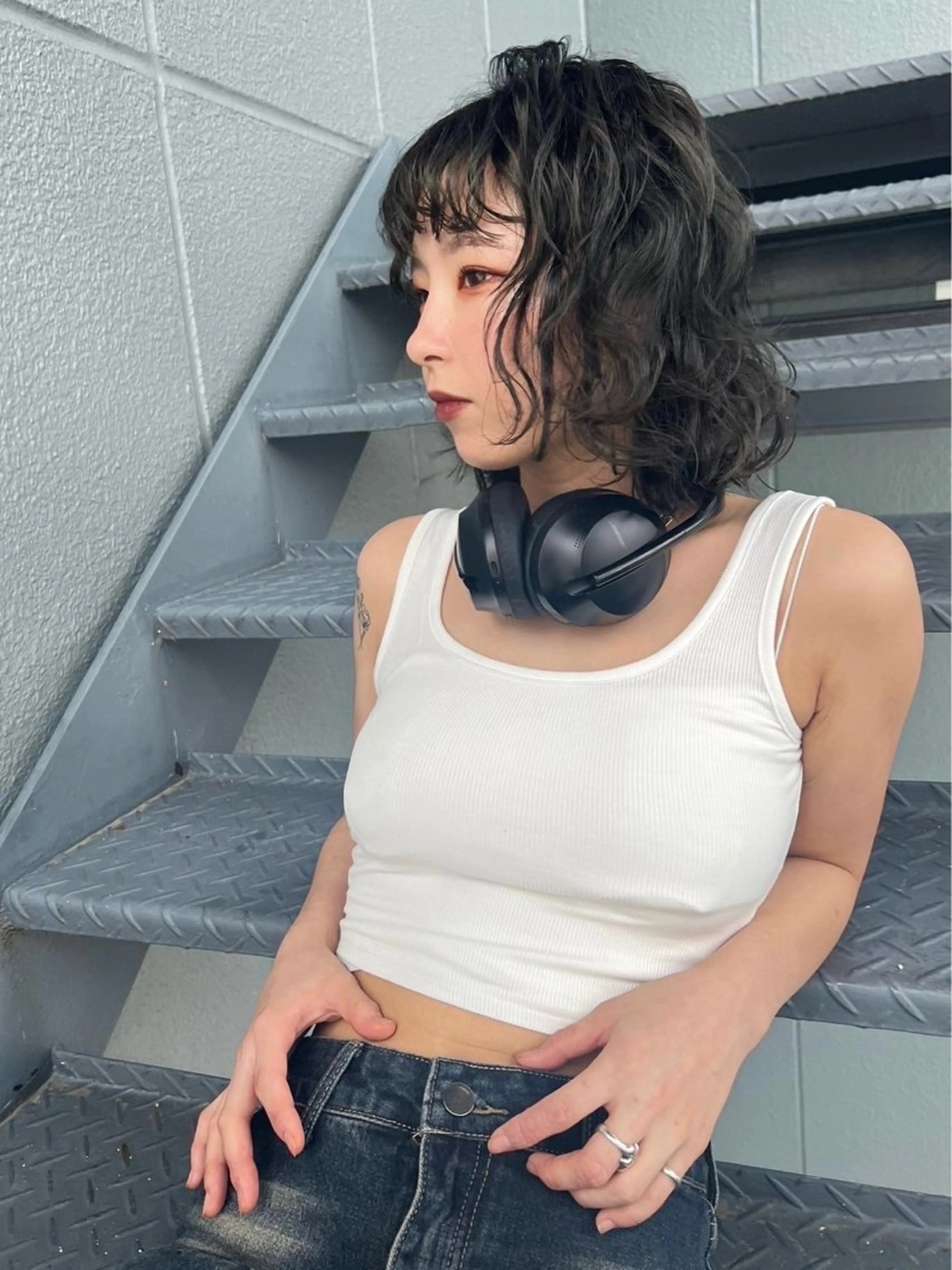 セミロング カット トリートメント 小谷 梨奈のヘアスタイル