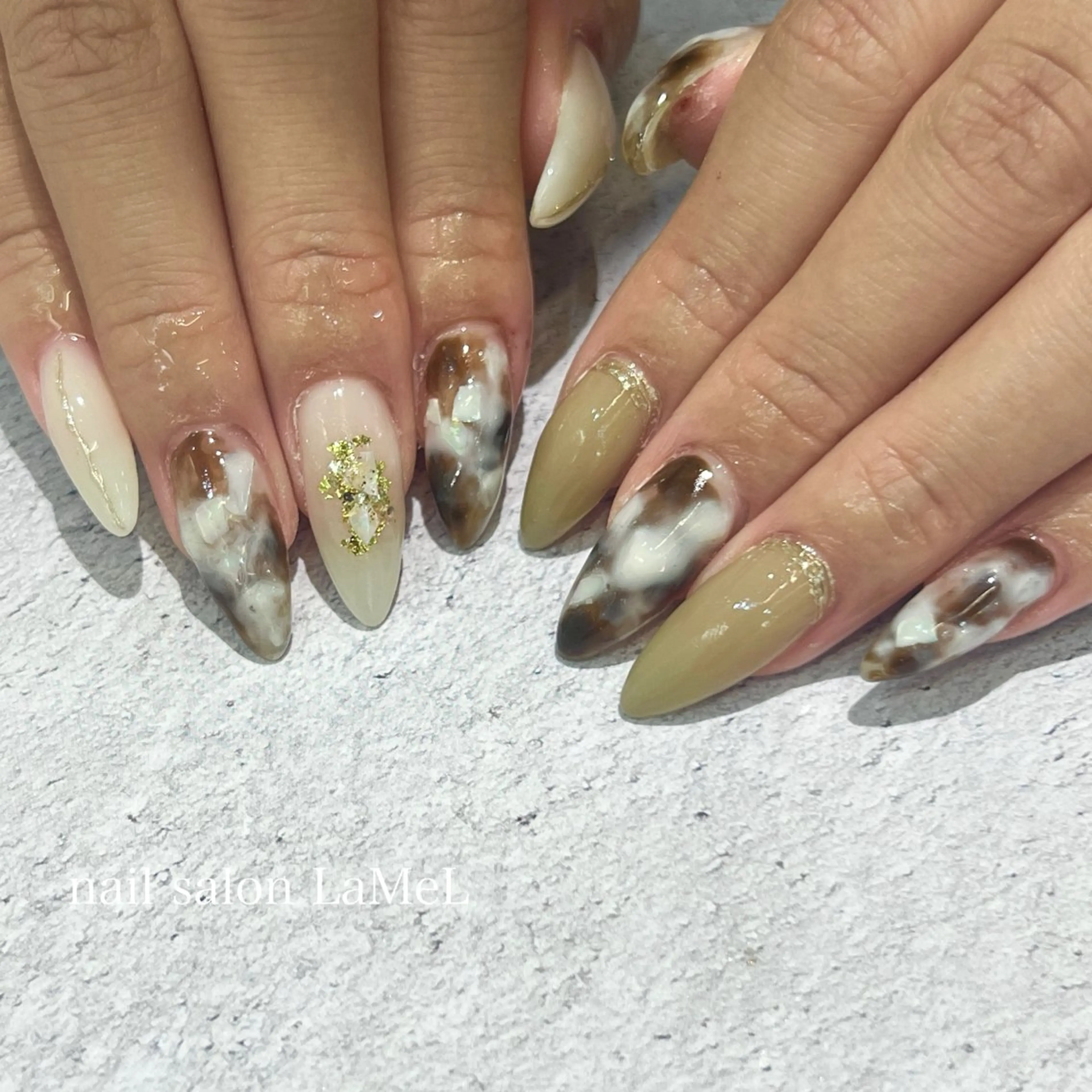 ネイル ハンドネイル 【nailsalon LaMeL】岡崎のネイルデザイン