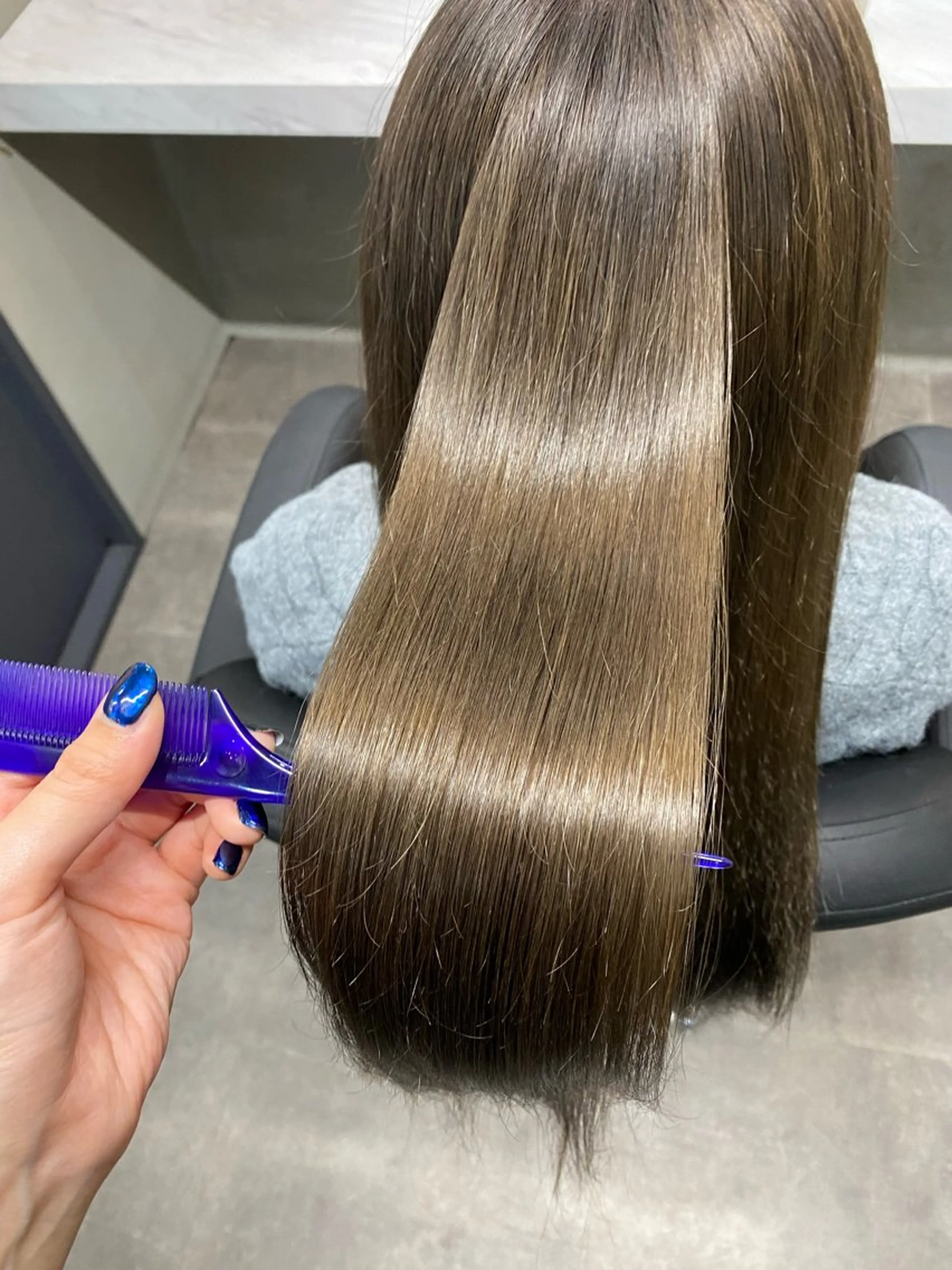 ロング ヘアカラー トリートメント ブリーチ/インナー カラー/長峯美羽のヘアスタイル