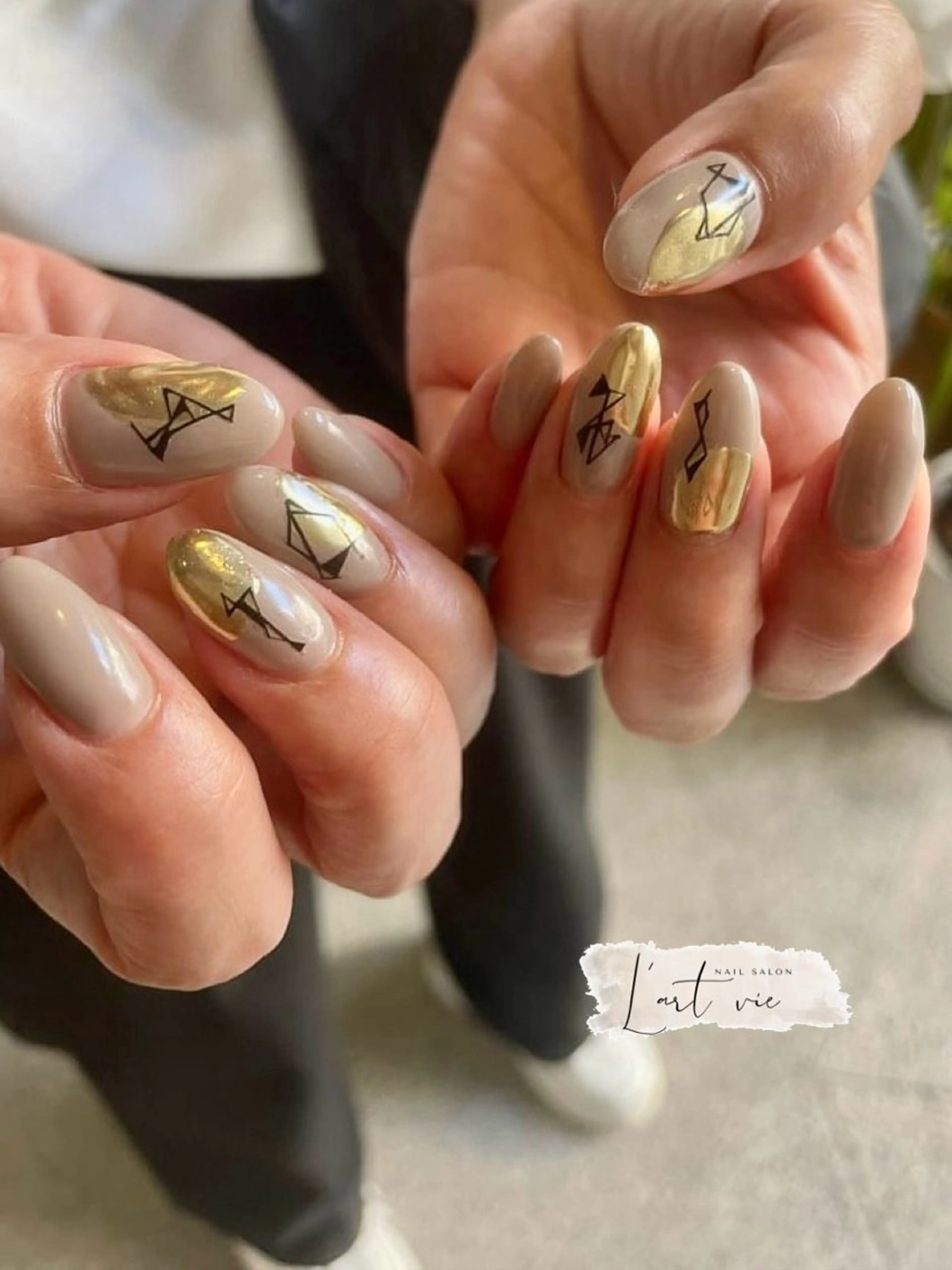 ネイル アートネイル ハンドネイル NailSalon L’artVieのネイルデザイン