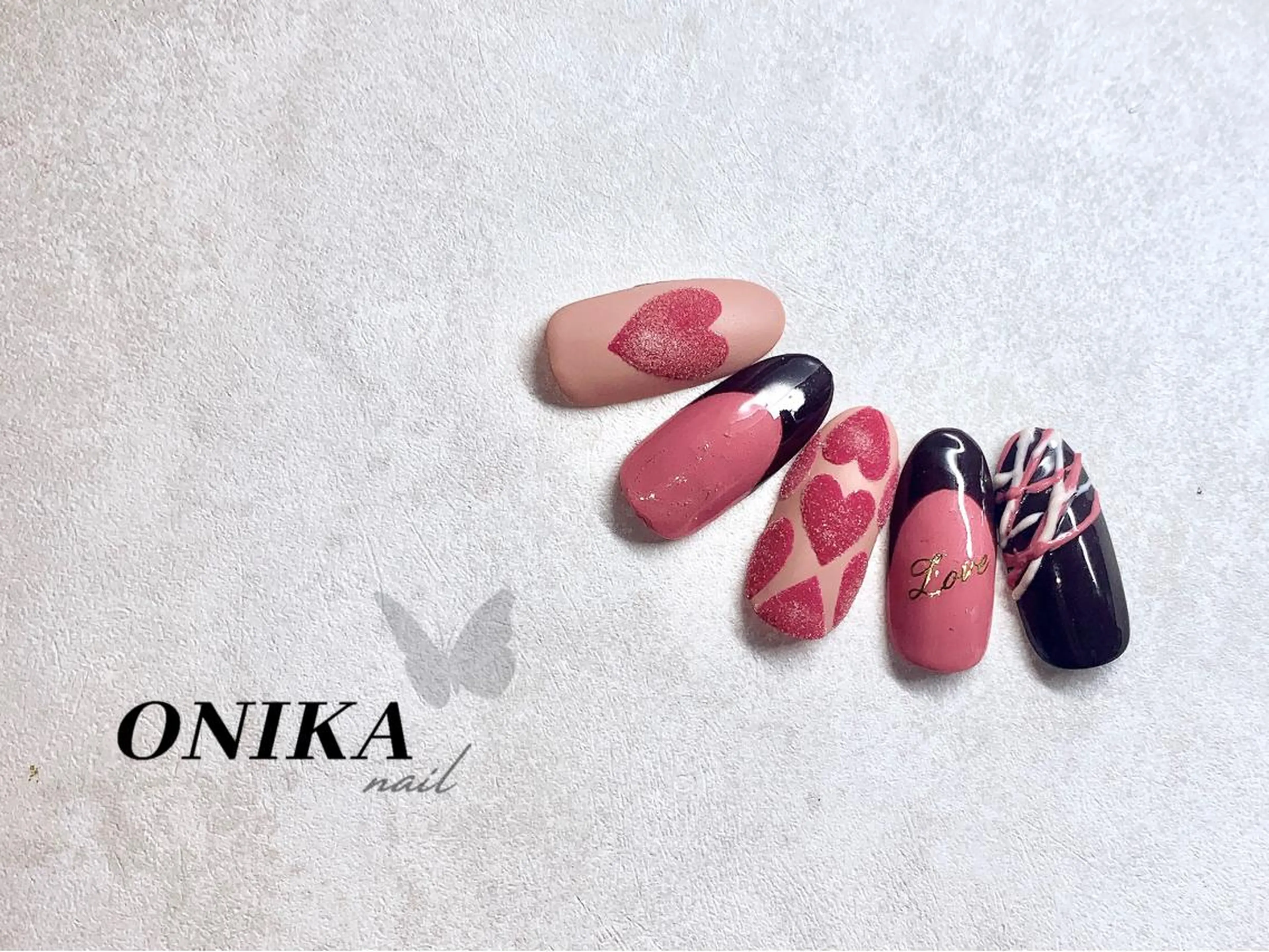ネイル バレンタイン ONIKA Nail 青山通り店所属・ONIKAnail 青山通り店のネイルデザイン