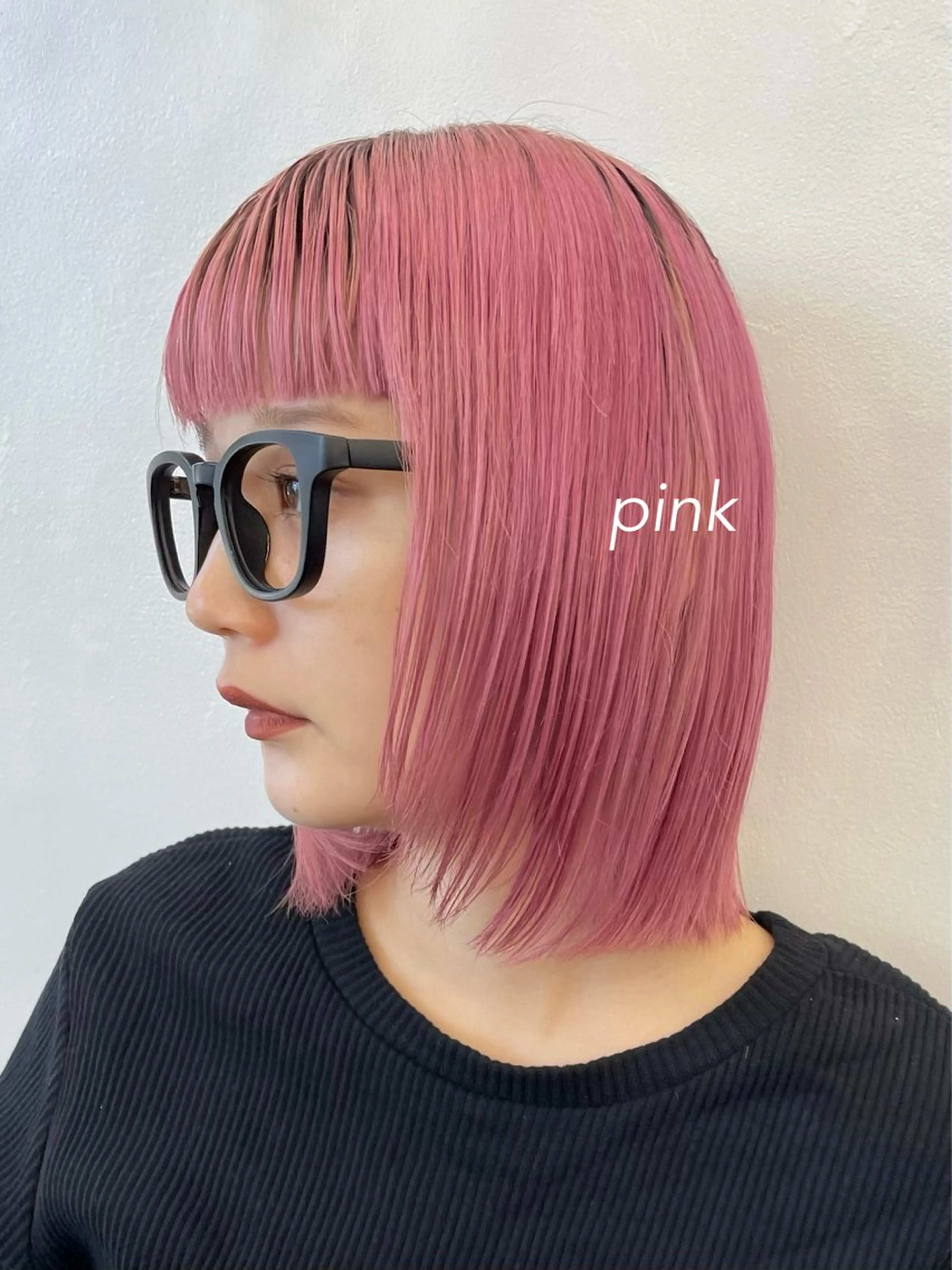 ミディアム カラー ヘアアレンジ ブリーチ ダブルカラー ブリーチなしカラー ボブ カット ヘアカラー トリートメント ヘッドスパ ヘアセット 暖色ダブルカラーボブ レイヤー🌈Ainaのヘアスタイル