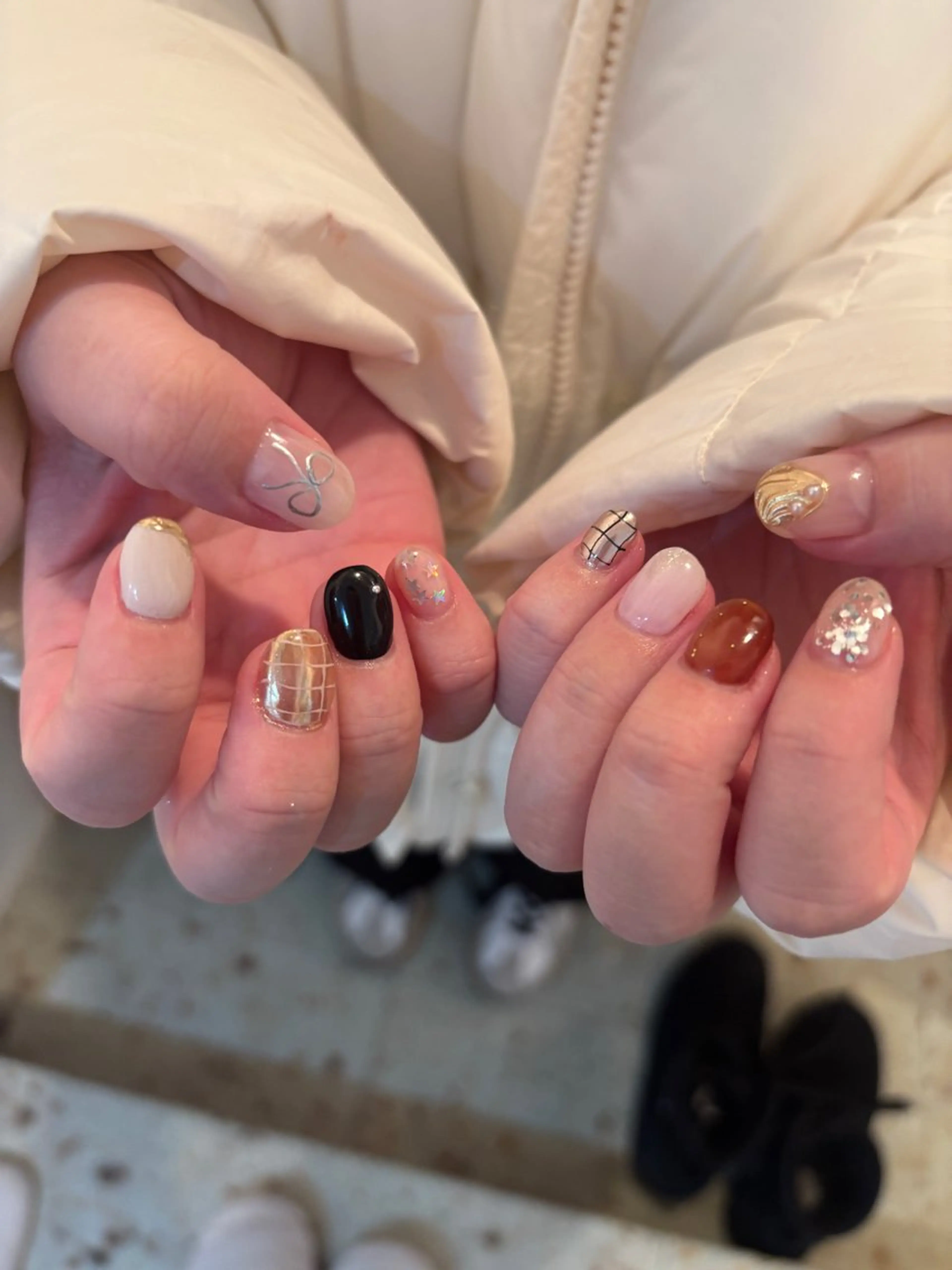 ネイル ハンドネイル フットネイル 栗田 ゆう子のネイルデザイン